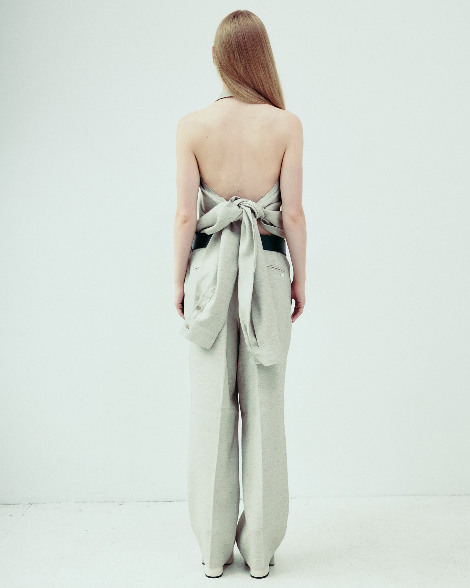 DROP EDITION Wrap Tie Blouse