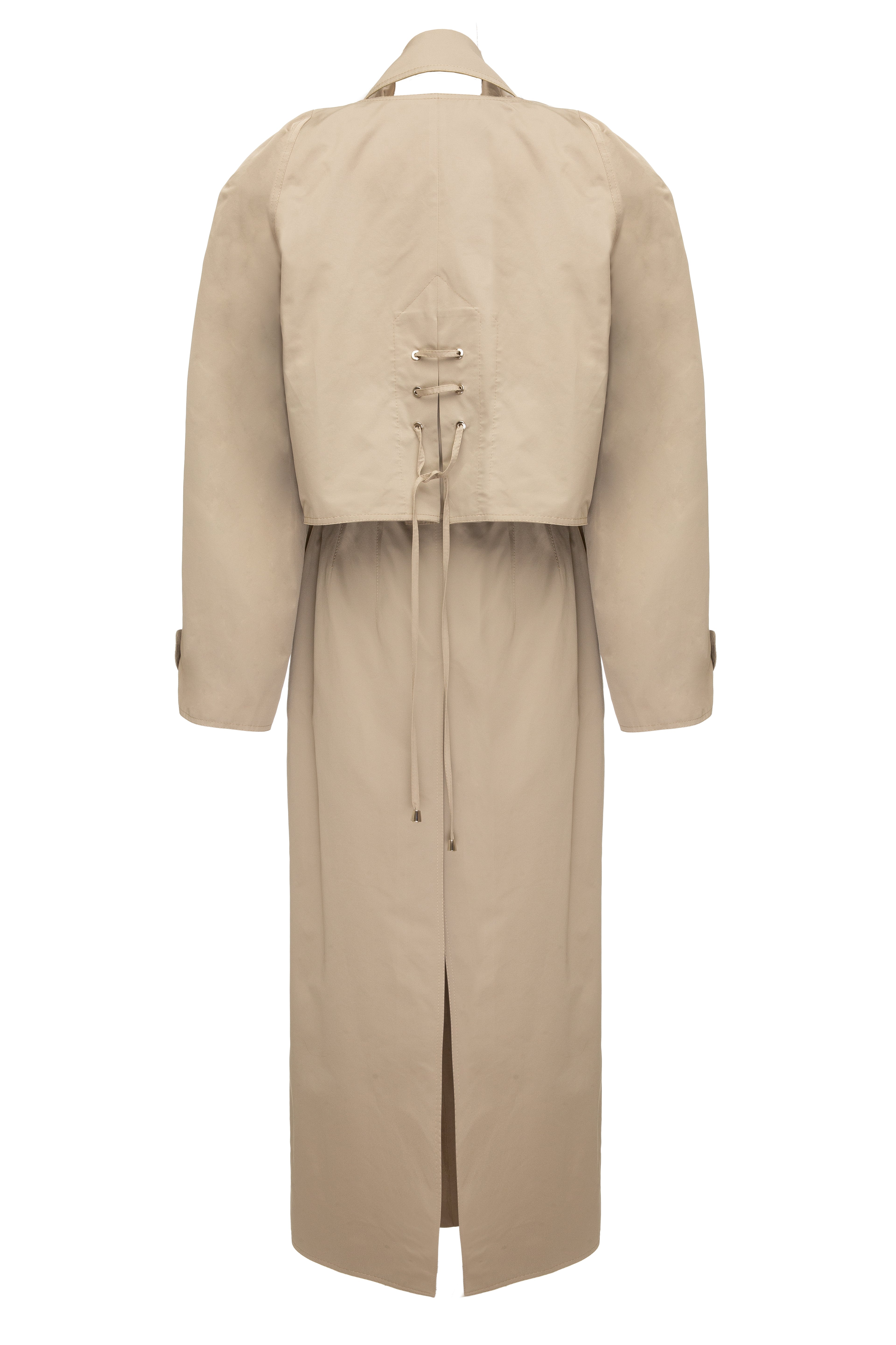 SITUATIONIST Beige Trench Coat