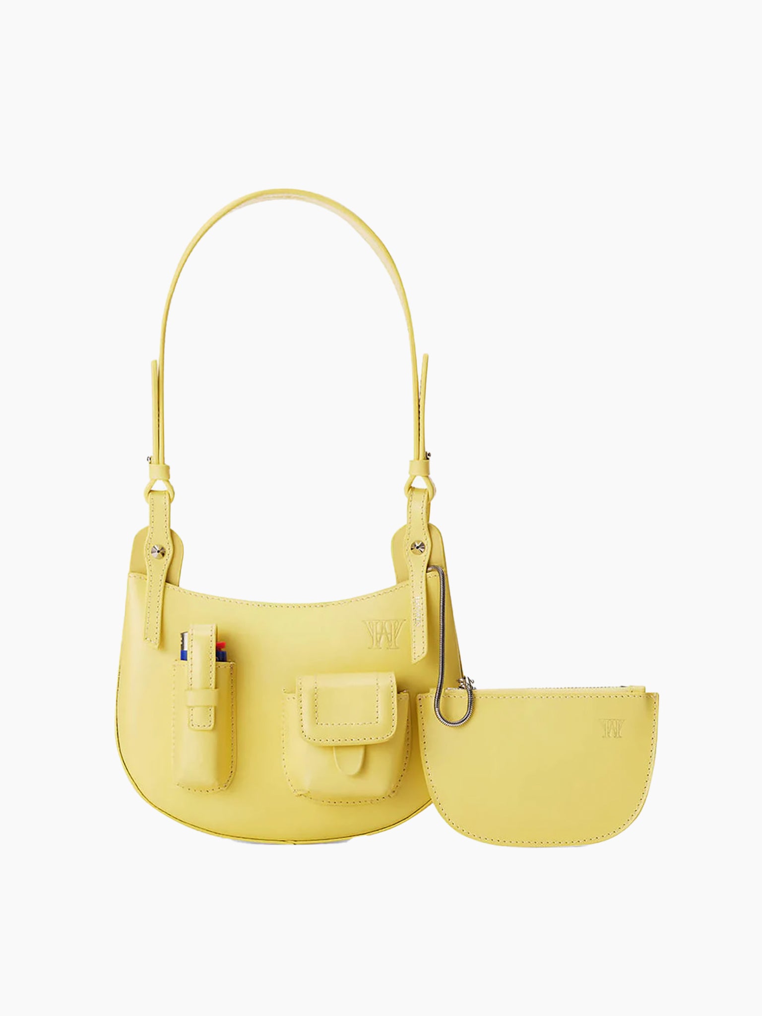 HAN WEN STUDIO Leah Front Pocket Mini Saddle Bag