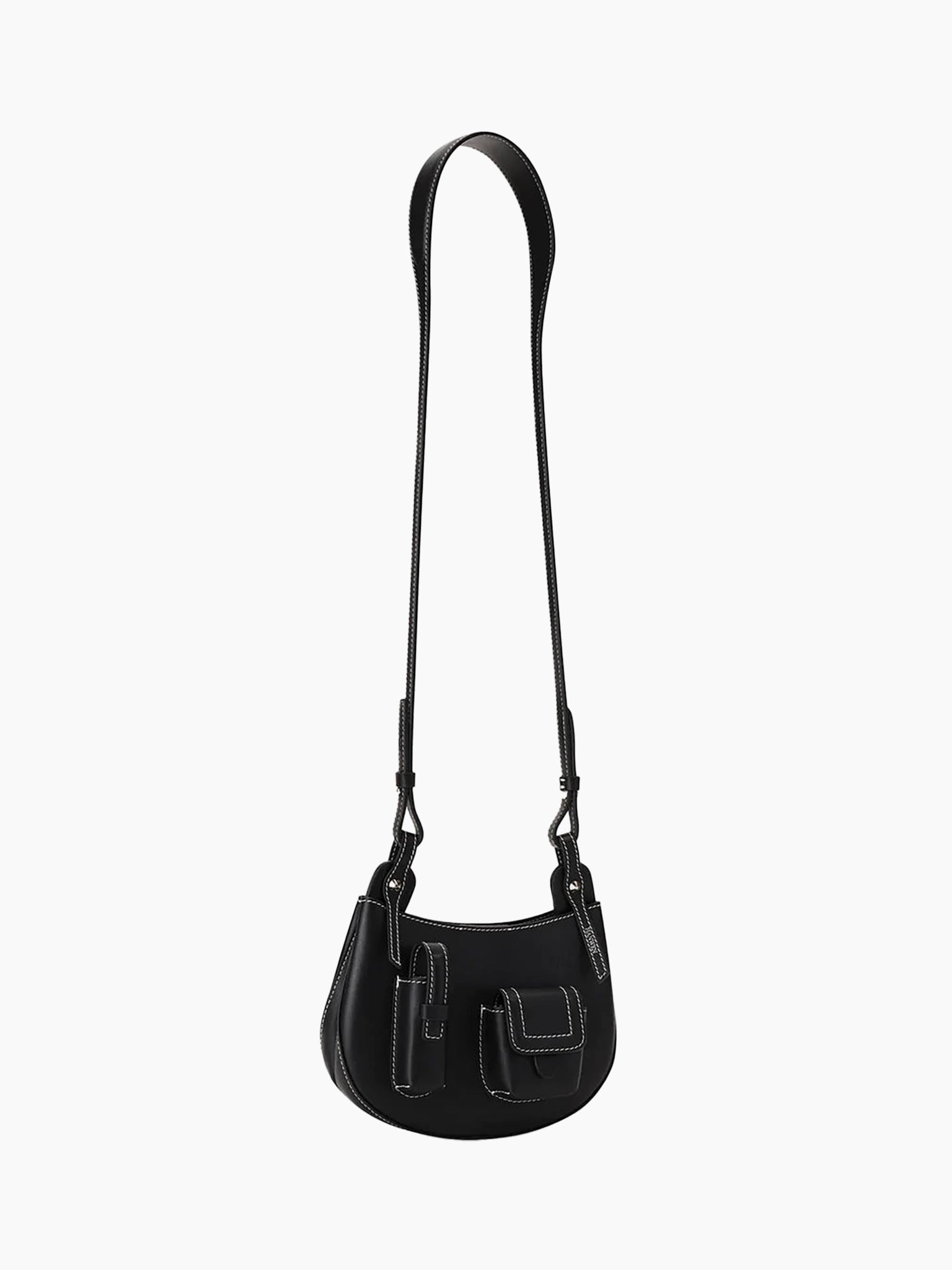 HAN WEN STUDIO Leah Front Pocket Mini Saddle Bag