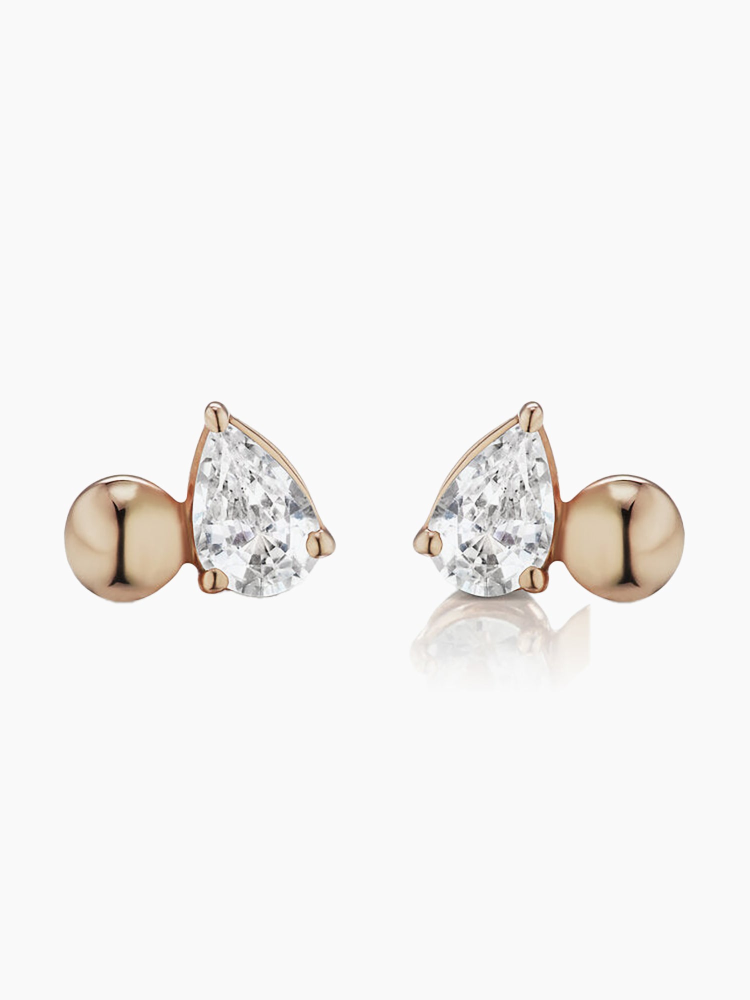 ALTRUIST Pirum Sphera Stud in Yellow Gold