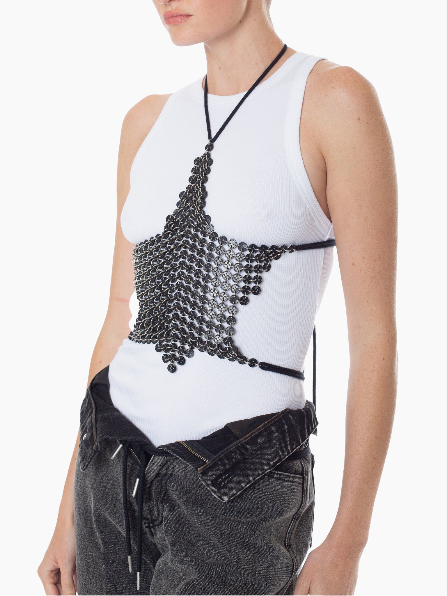 BONBOM Star Button Harness Top