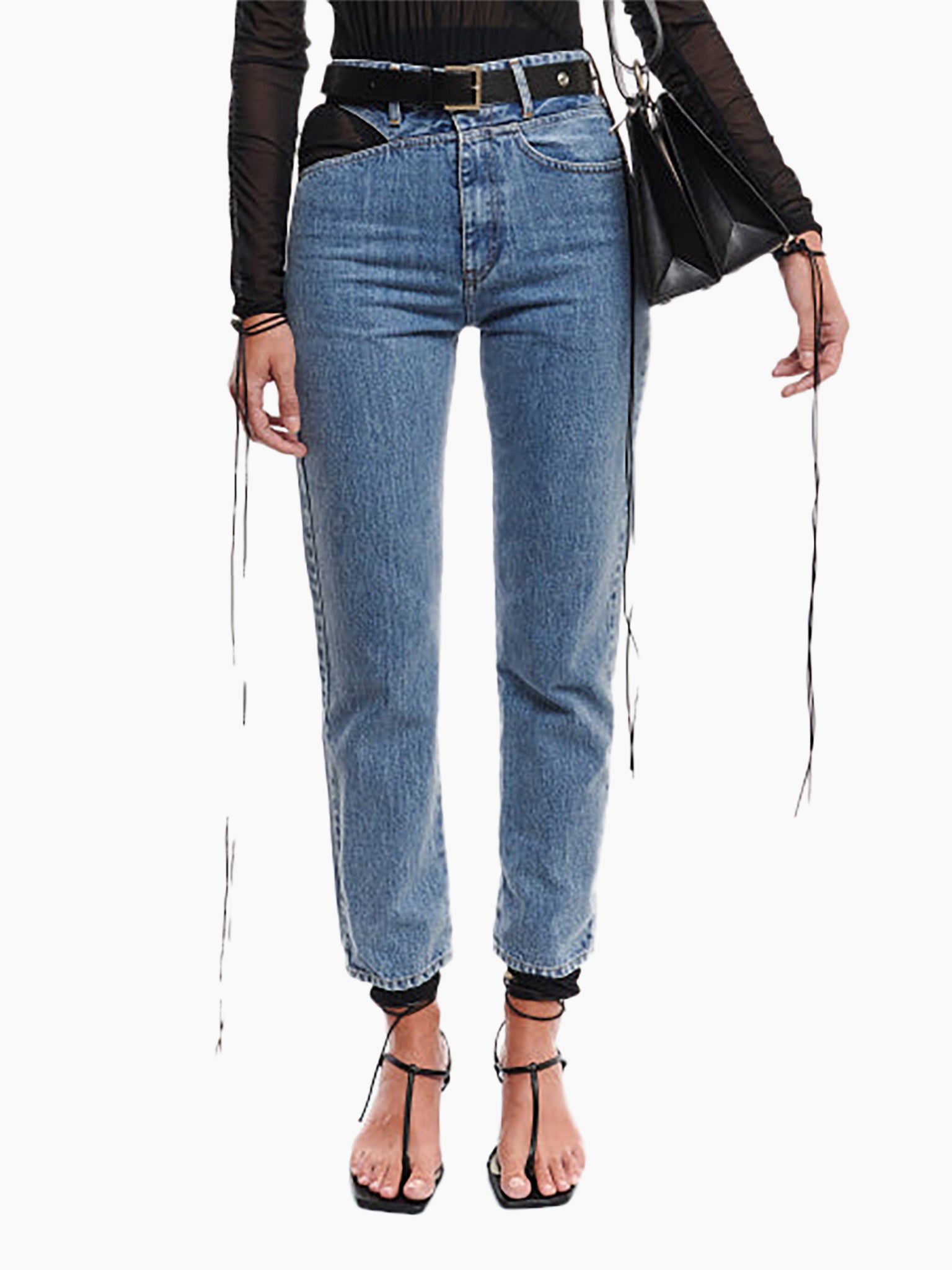 BOYAROVSKAYA Cut Out Waist Jean