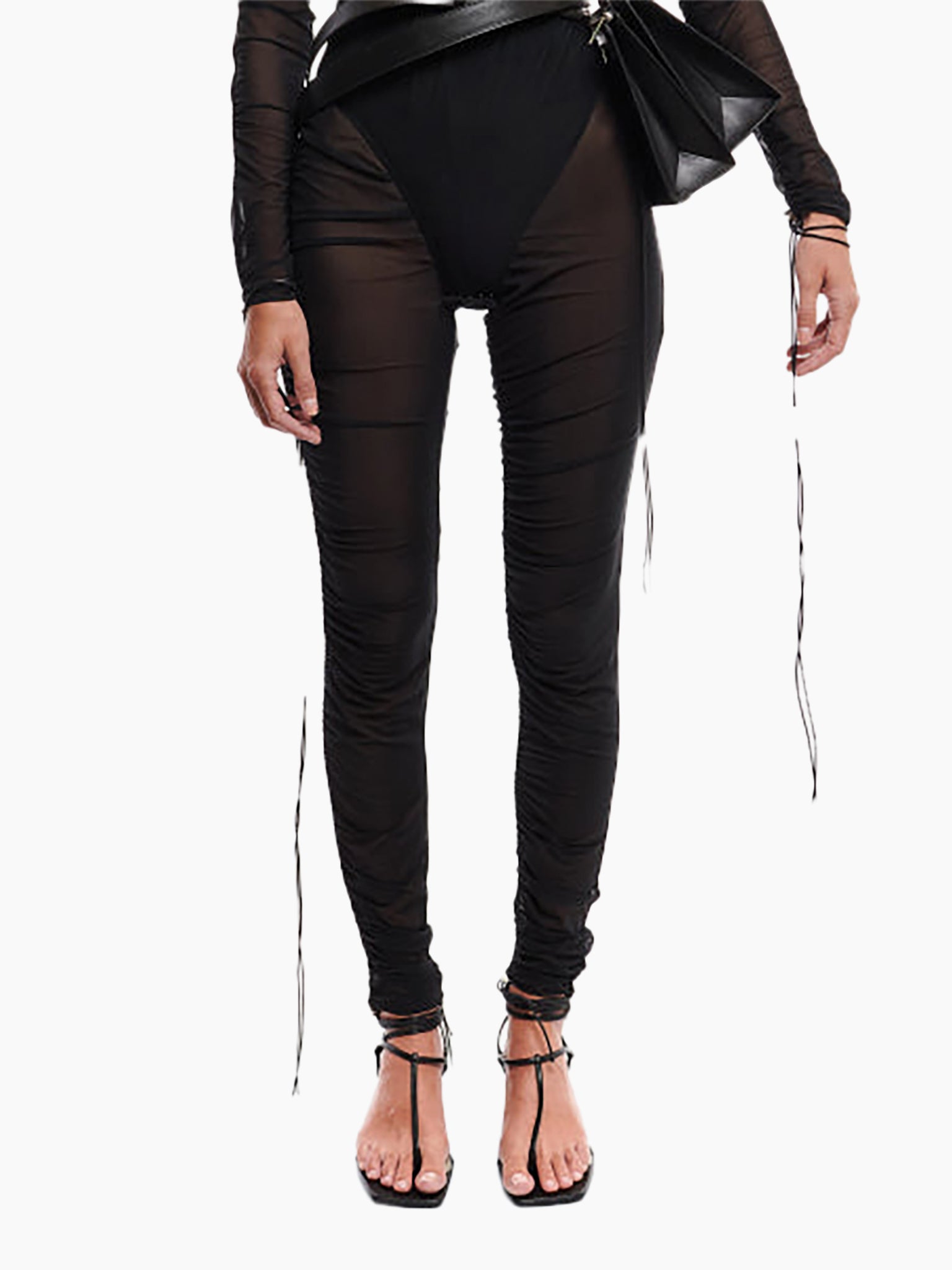 BOYAROVSKAYA Gathered Mesh Legging