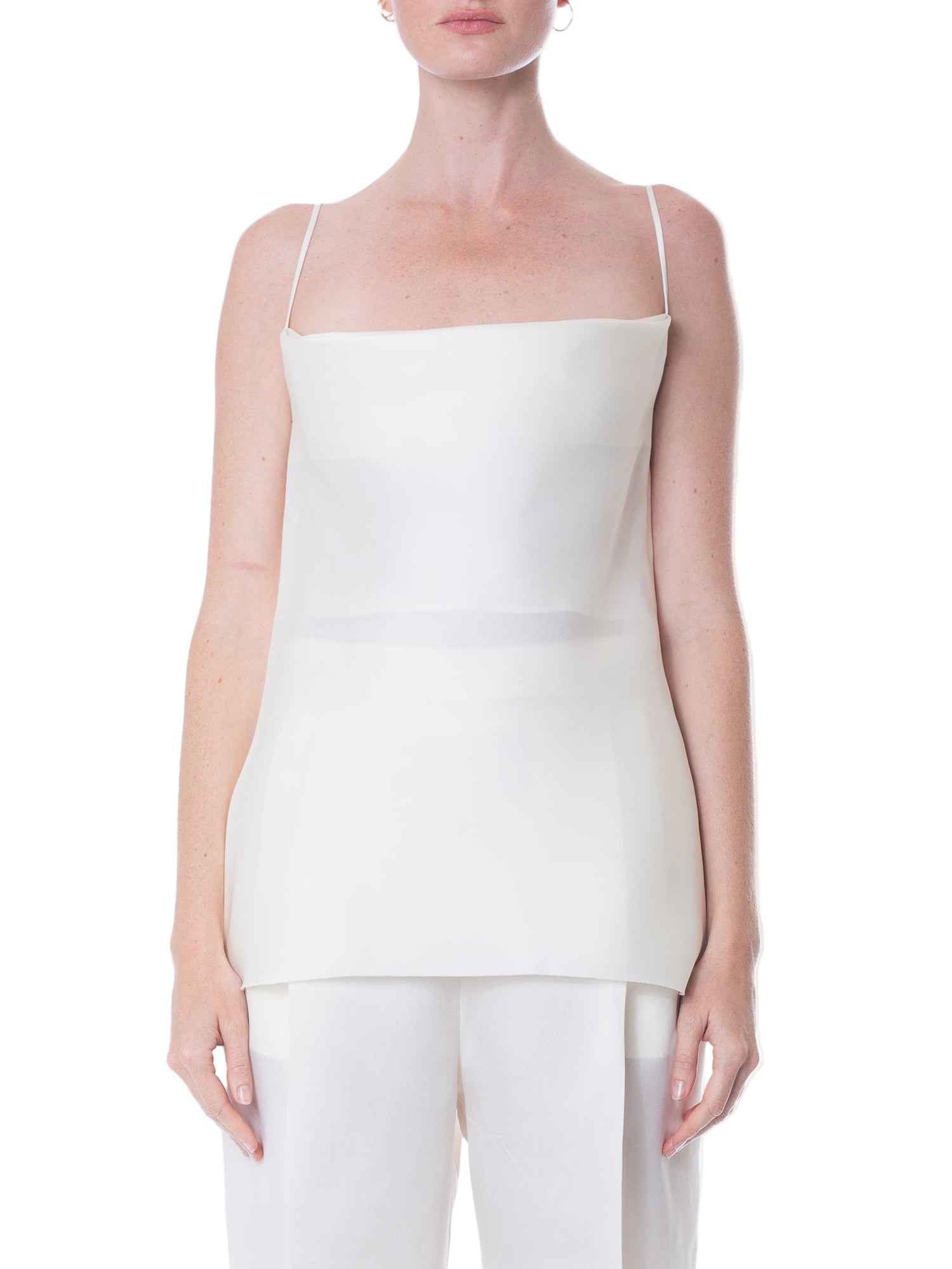 GIA STUDIOS Cowl Neck Vietnamese Silk Camisole