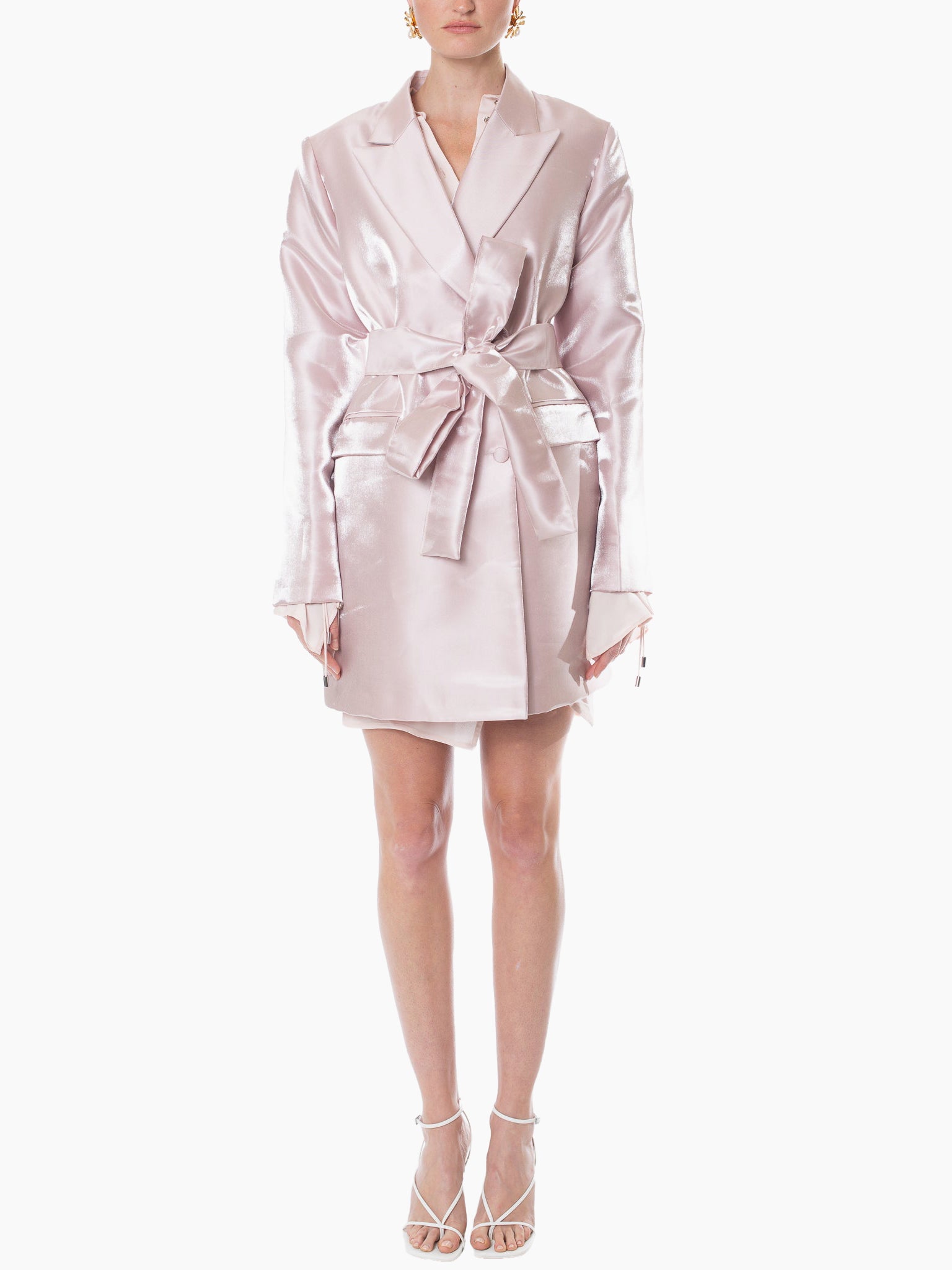 IMAGE DU IMAGE Iridescent Blazer Dress