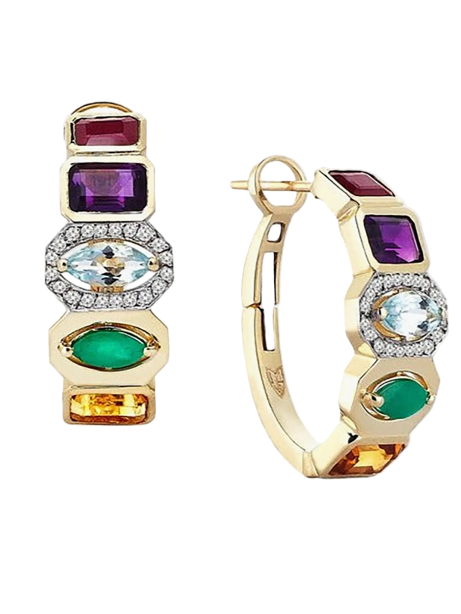 MELIS GORAL Focus Chakra Colors Earrings