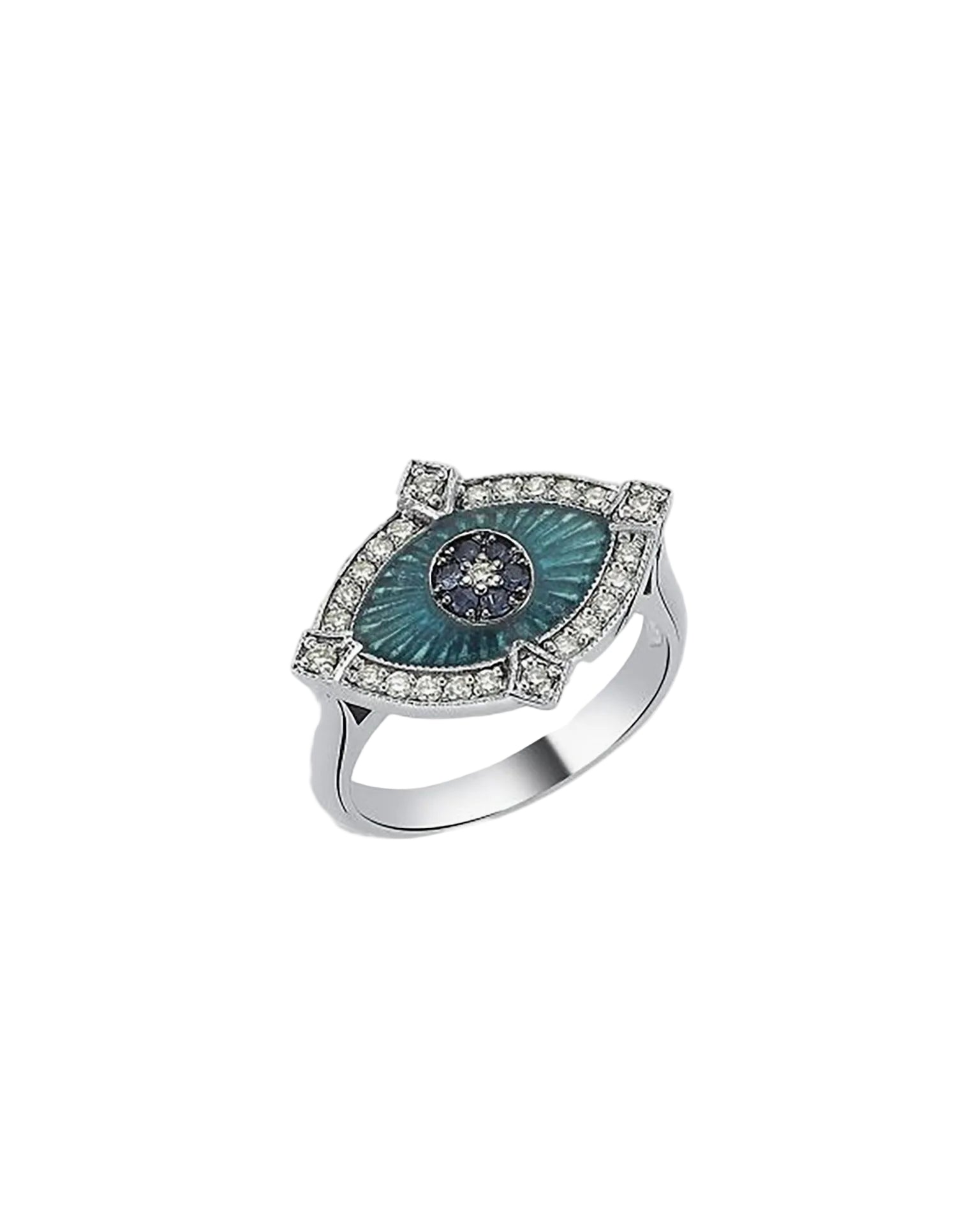 MELIS GORAL Guardian Sapphire & Diamond Ring