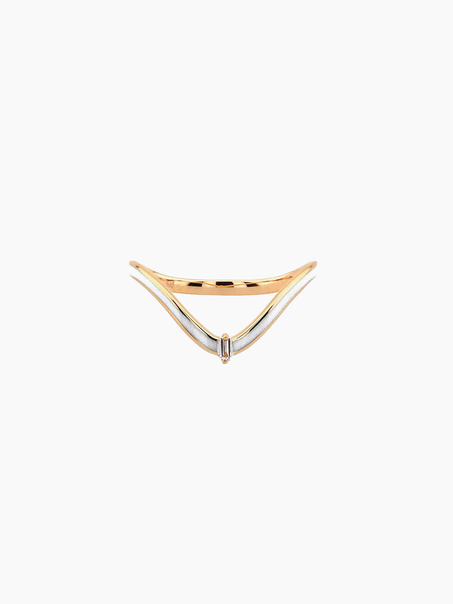MEVARIS Stella Baguette Ring