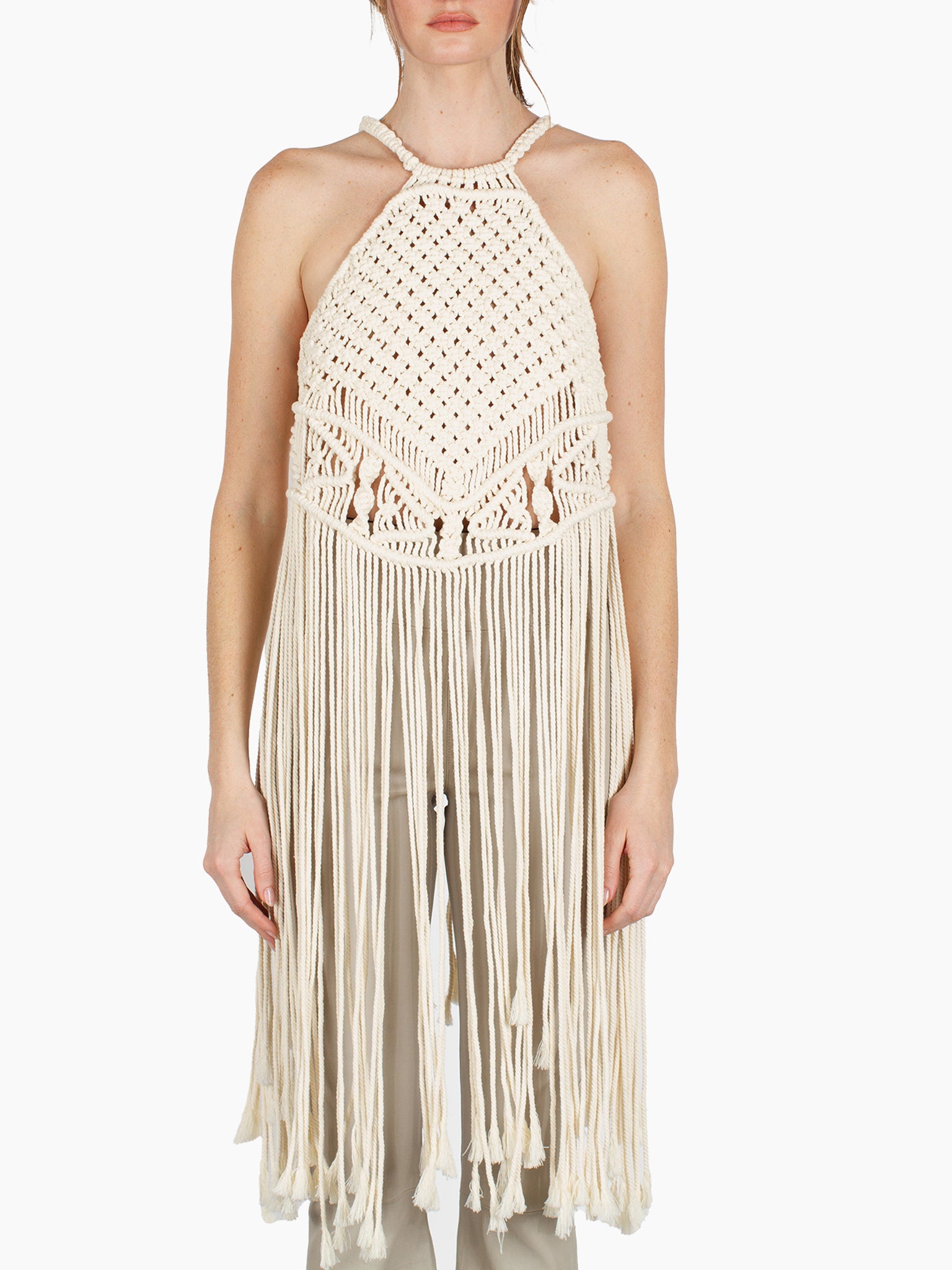 SONIA CARRASCO Macrame Top