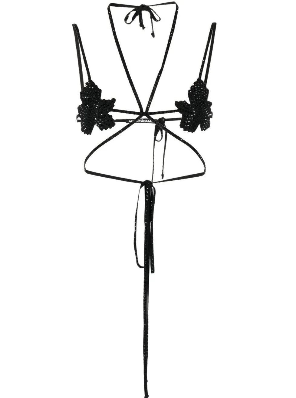 ANDREADAMO Full Strass Fig Leaf Bralette