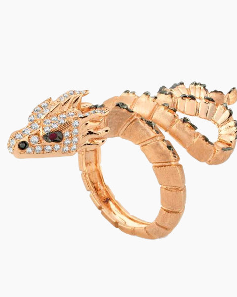 SELDA Ananta Sesha Long Tail Ring