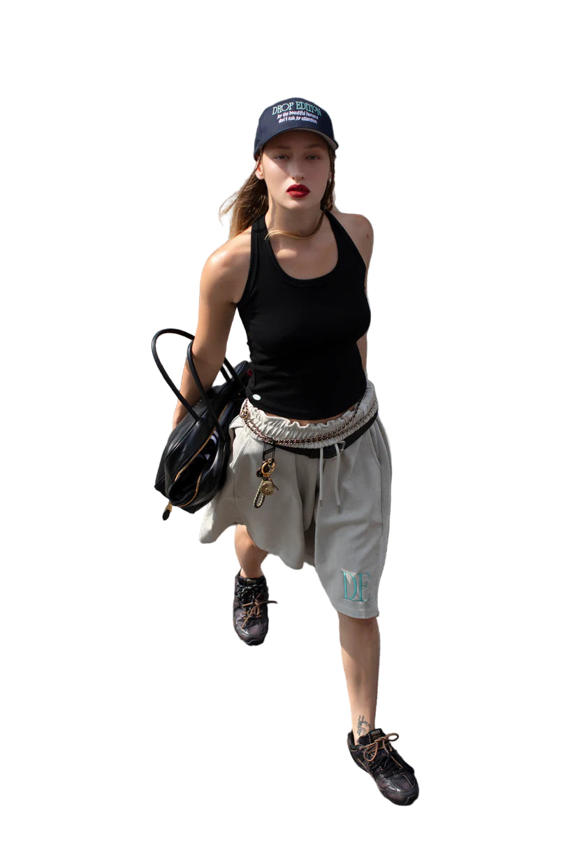 DROP EDITION FOLDABLE SWEAT SHORTS / OAT