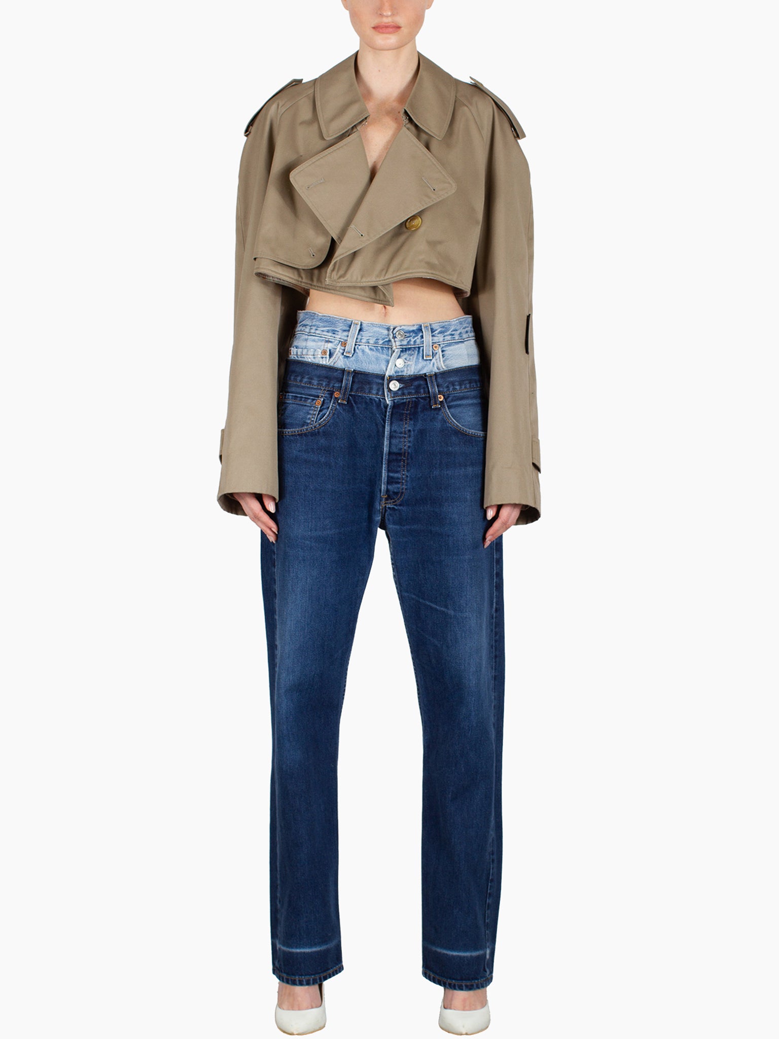 1/OFF PARIS Double Waist Jeans