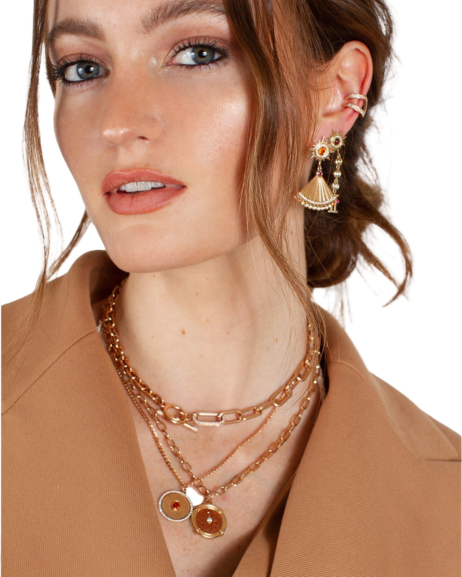 ALTRUIST Bowery St Chain Link Wrap Necklace/Bracelet