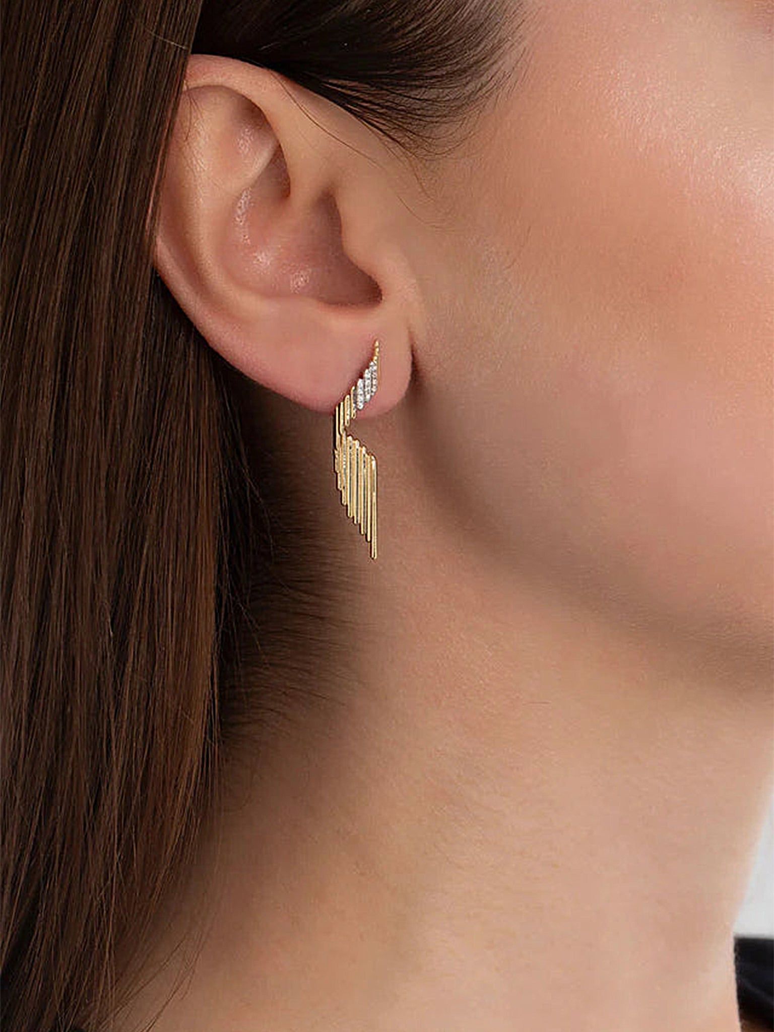 HER STORY Mini Spiral Earrings