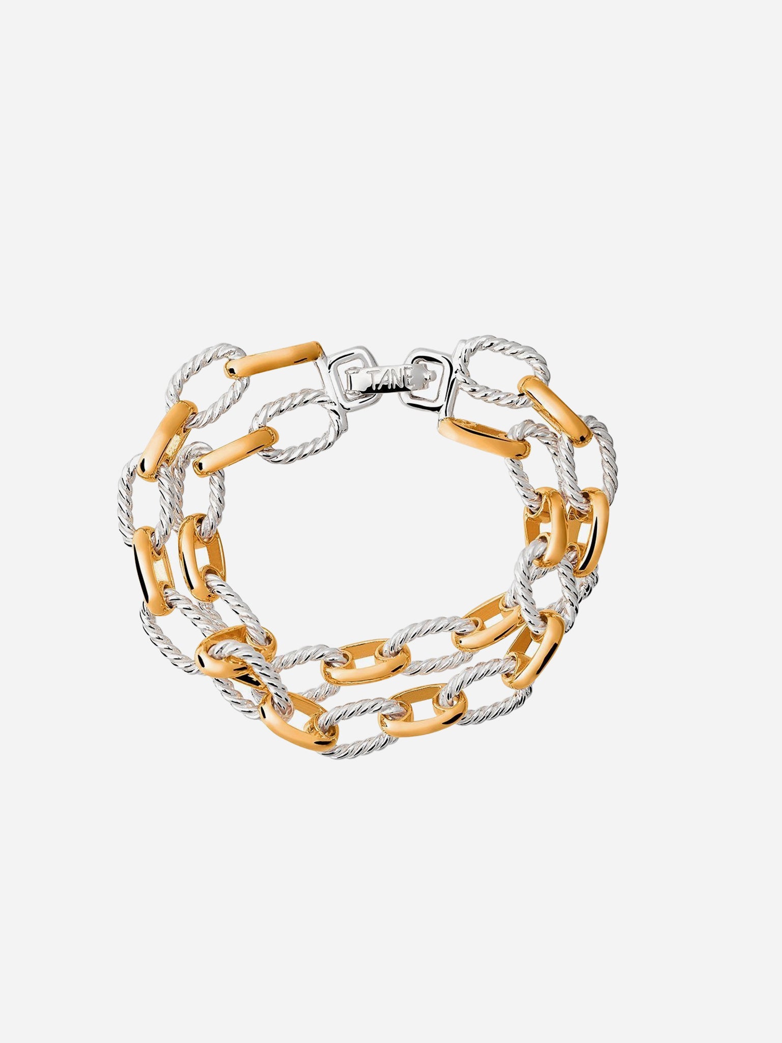 TANE Mexico 1942 Ana Double Vermeil Bracelet