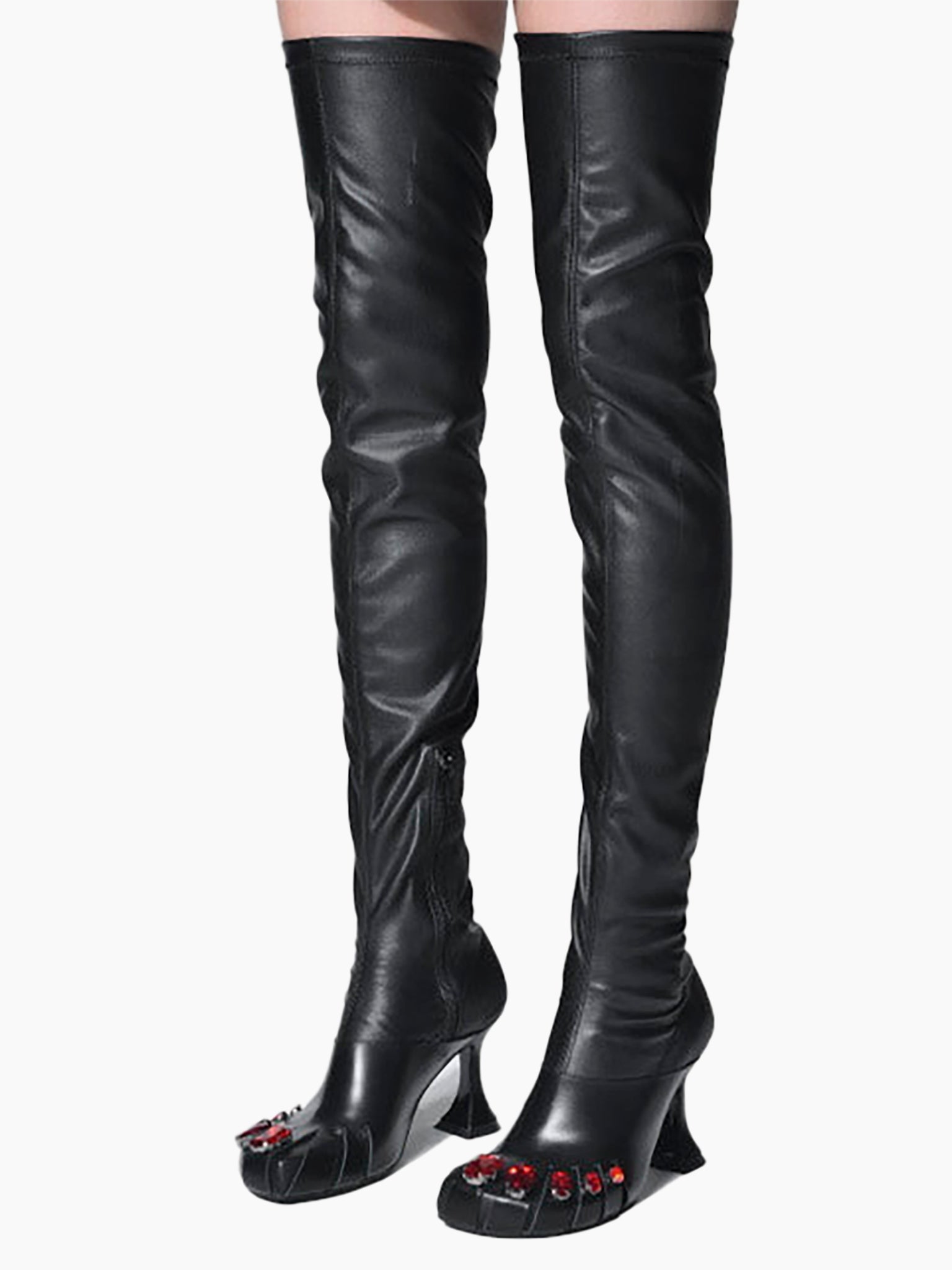 ZARQUA Toe Thigh Boots