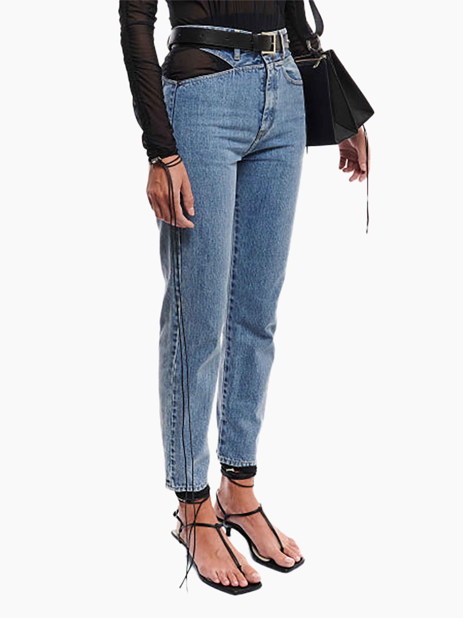 BOYAROVSKAYA Cut Out Waist Jean