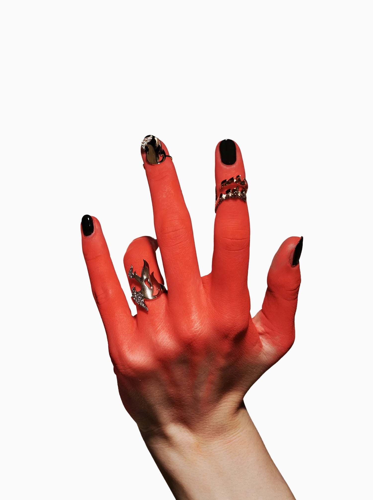 FILLES A PAPA The Mars Flame Nail Ring