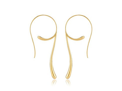 HERADI Wave 031 Earrings Gold