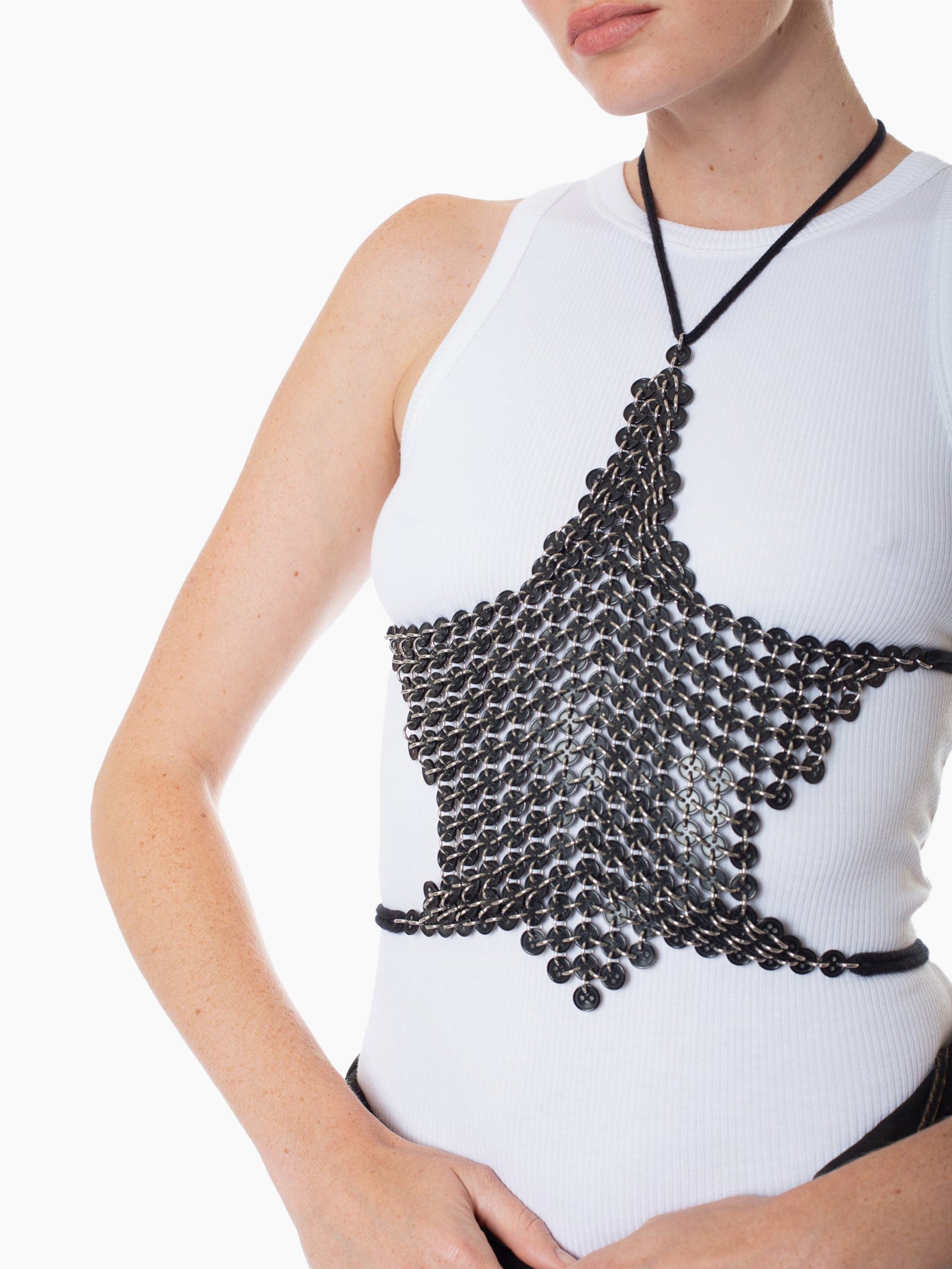 BONBOM Star Button Harness Top