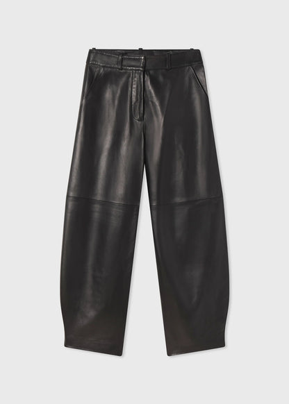 CO Curved Leather Trouser