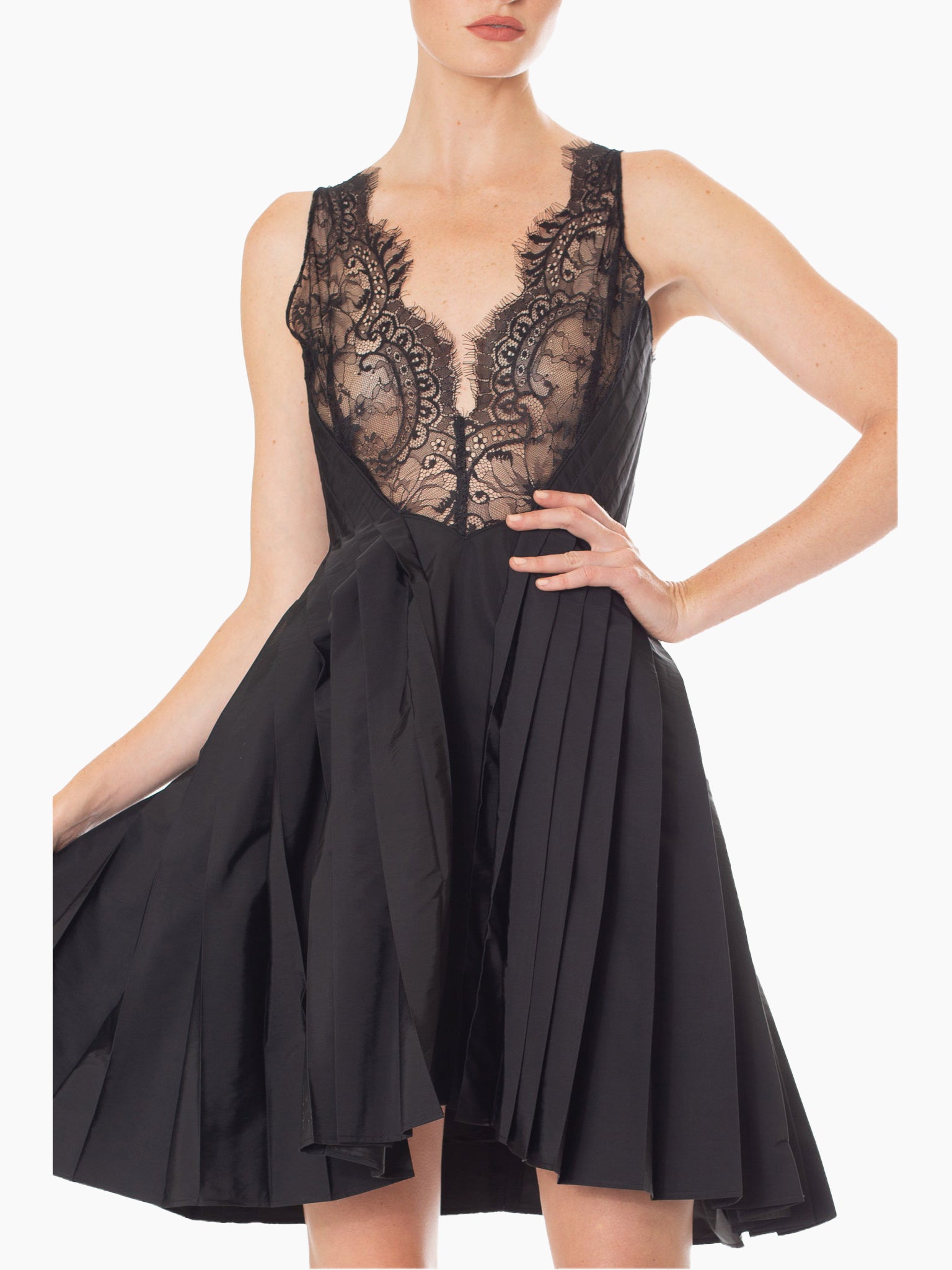 BONBOM Lace Lantern Dress