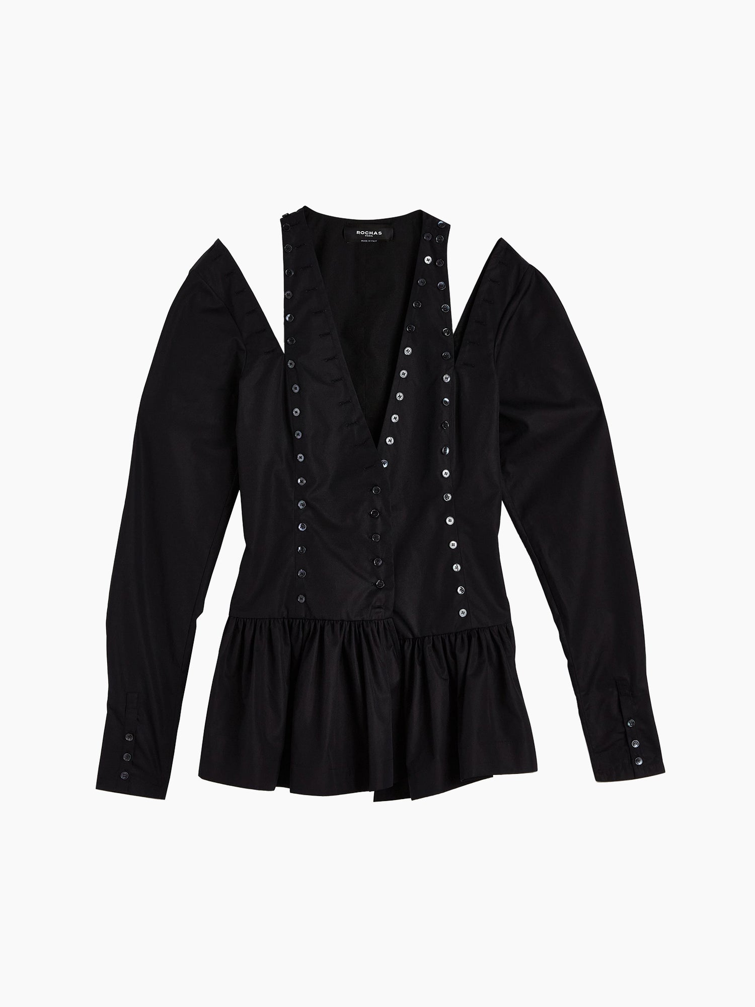 ROCHAS Long Sleeved Button Detail Blouse