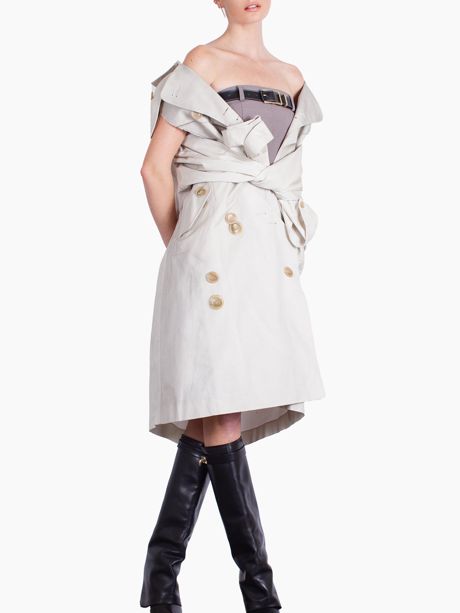 AOTC Belted Tube Dress