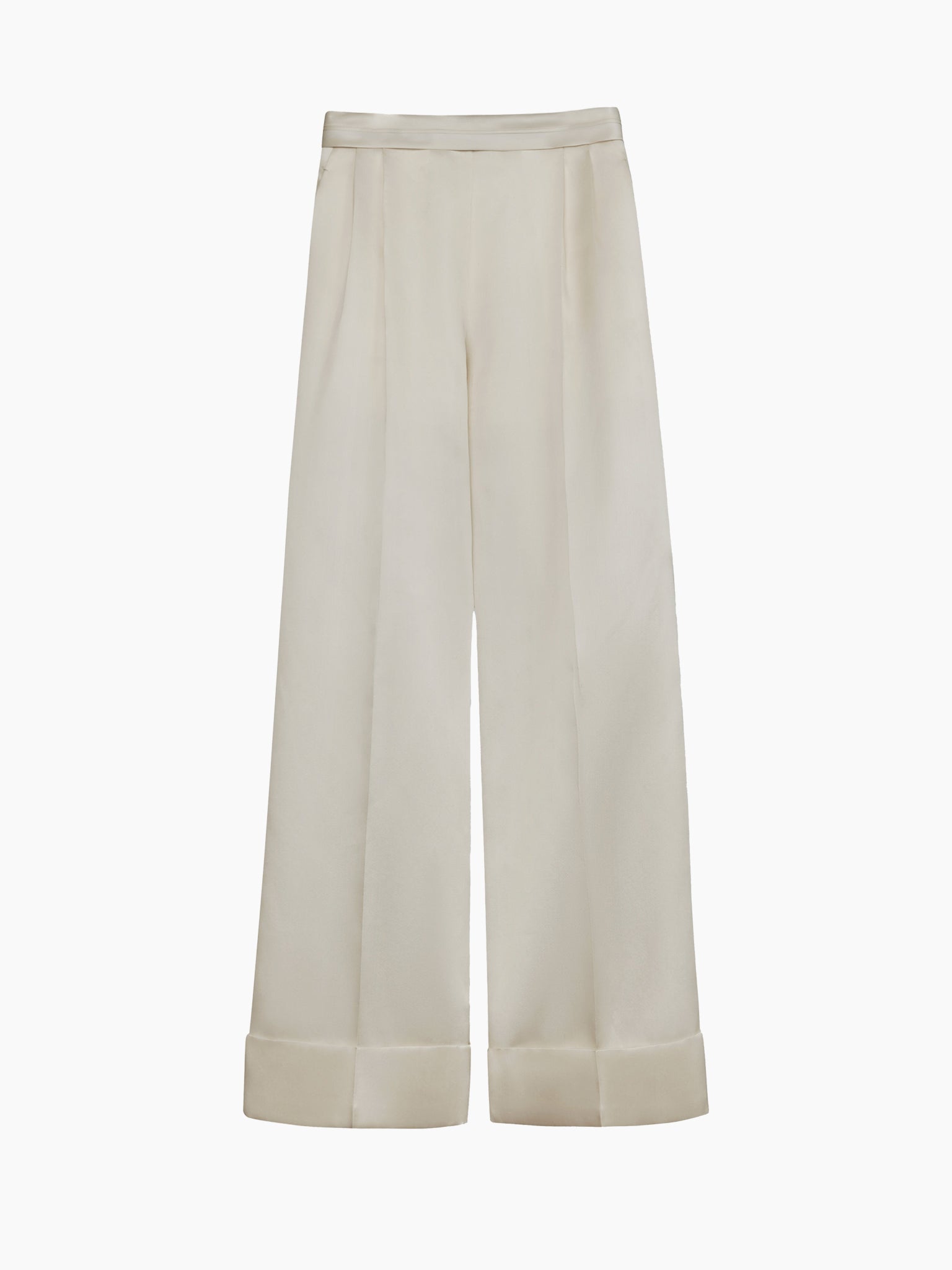 GIA STUDIOS Silk Straight Trousers