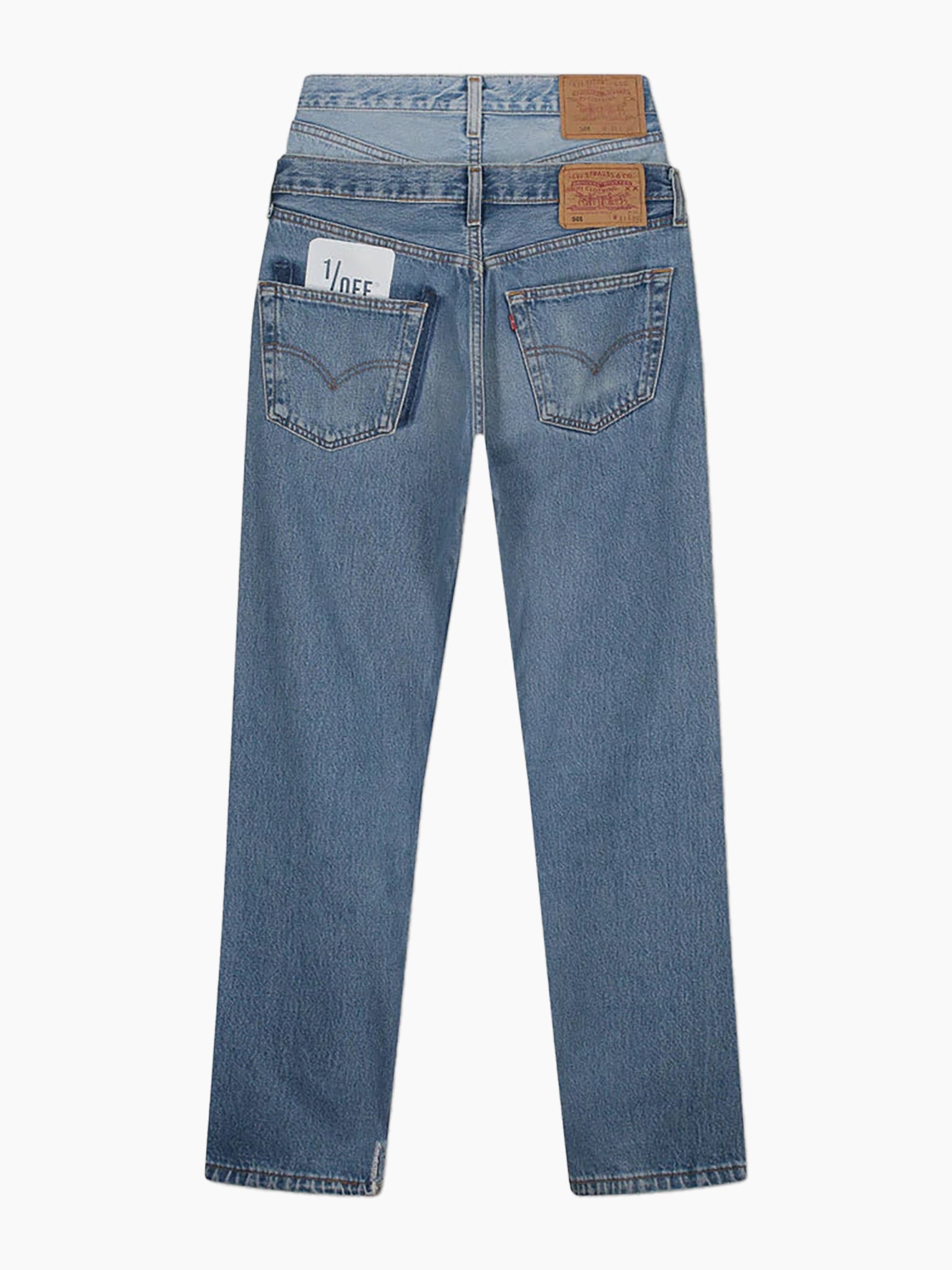 1/OFF PARIS Double Waist Jeans