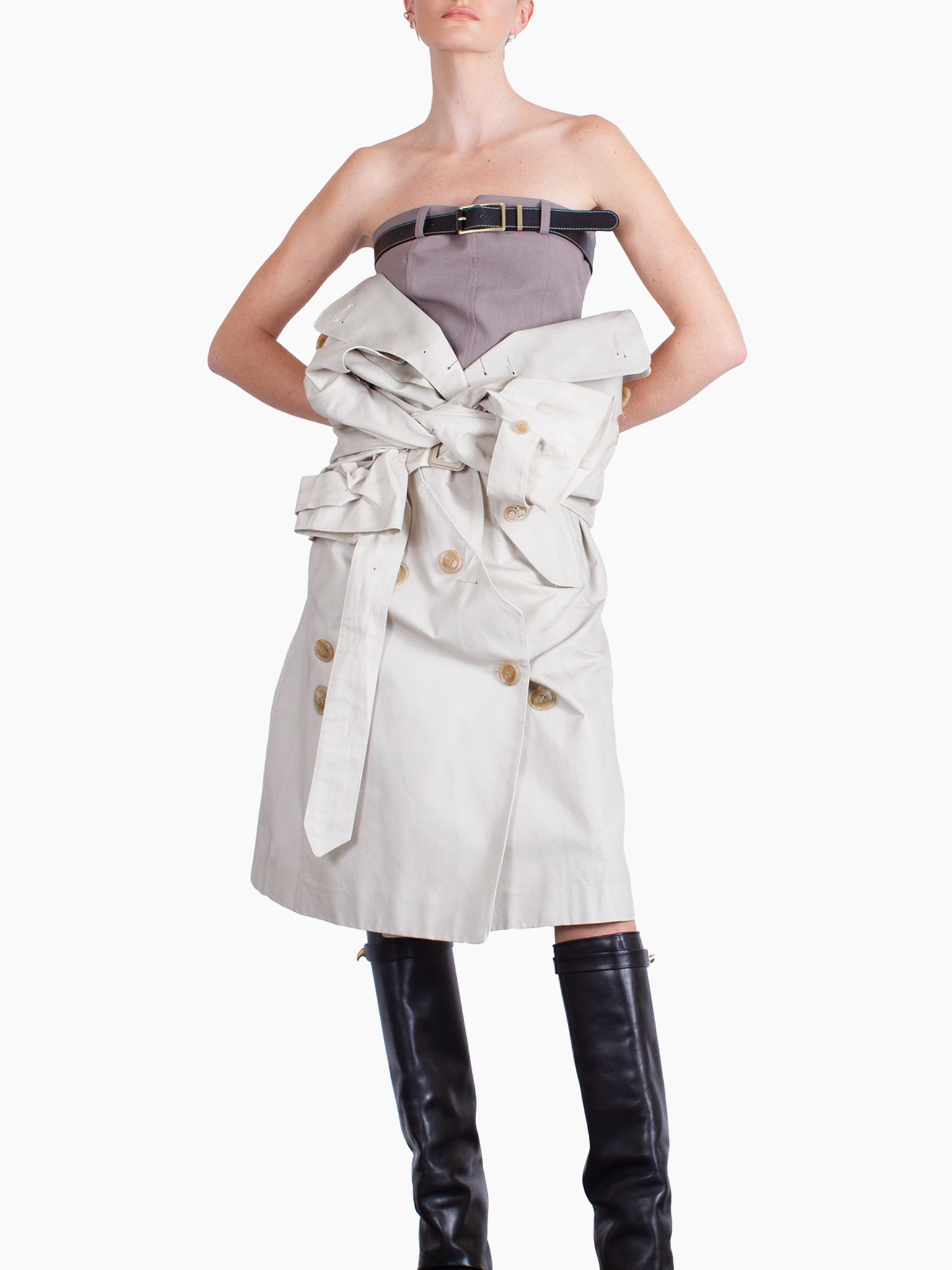 AOTC Belted Tube Dress