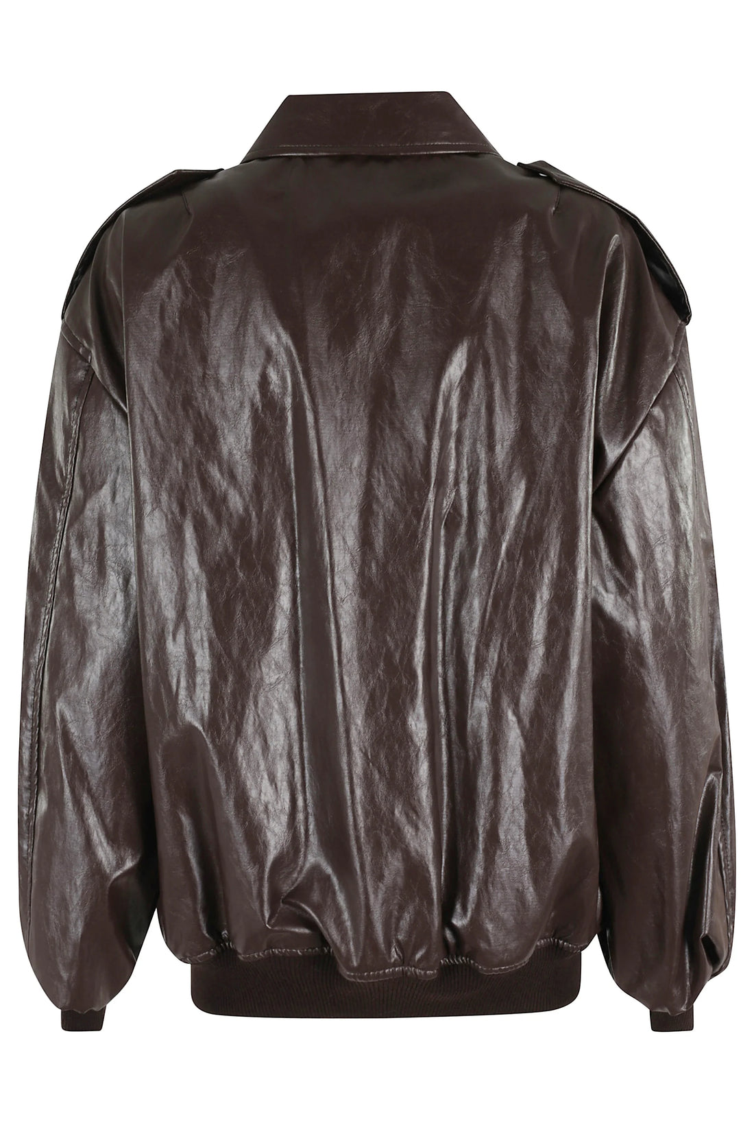 FEDERICA TOSI Metalic Leather Bomber