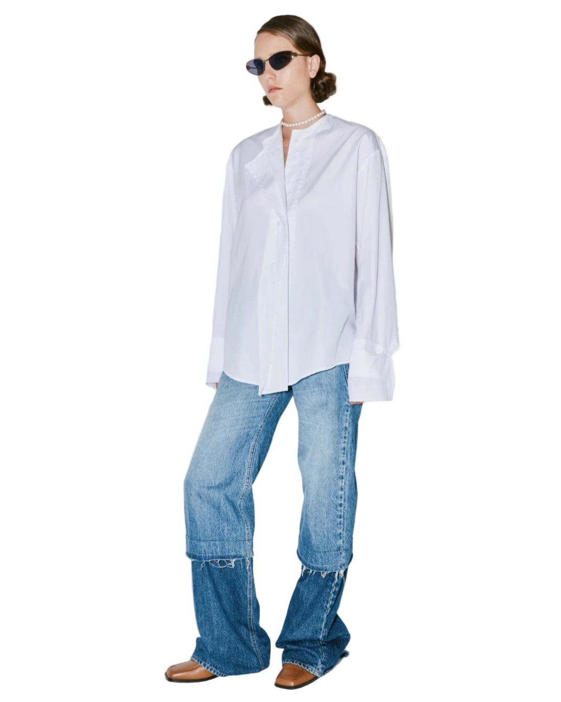 FACON JACMIN Chaim Shirt in White