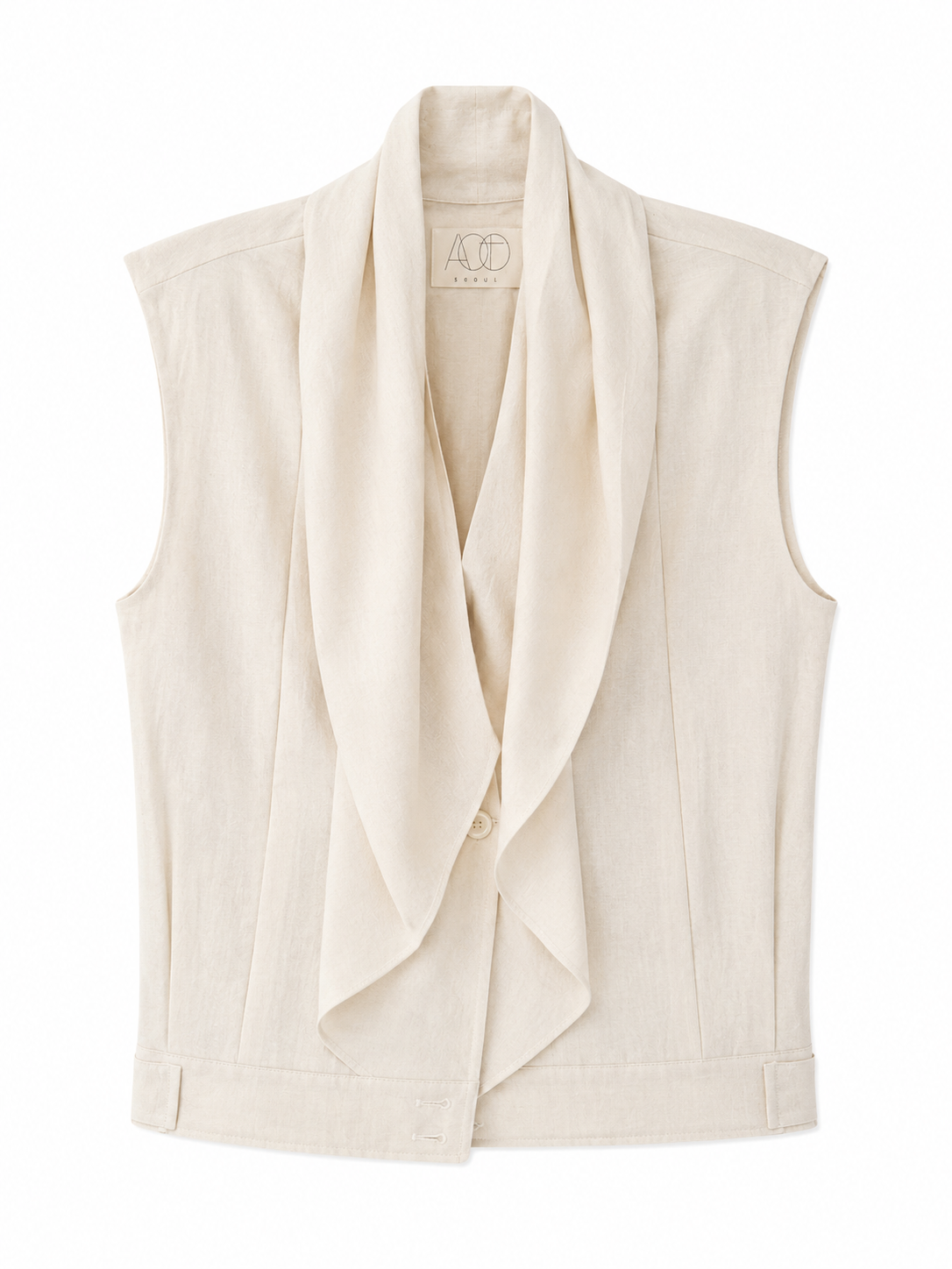 AOTC The Ellie Sleevless Scarf Blouse