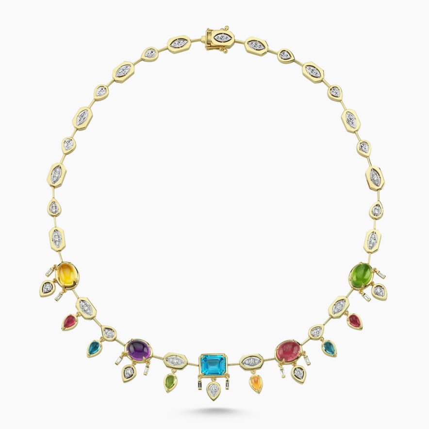 MELIS GORAL Focus Multi Color Necklace