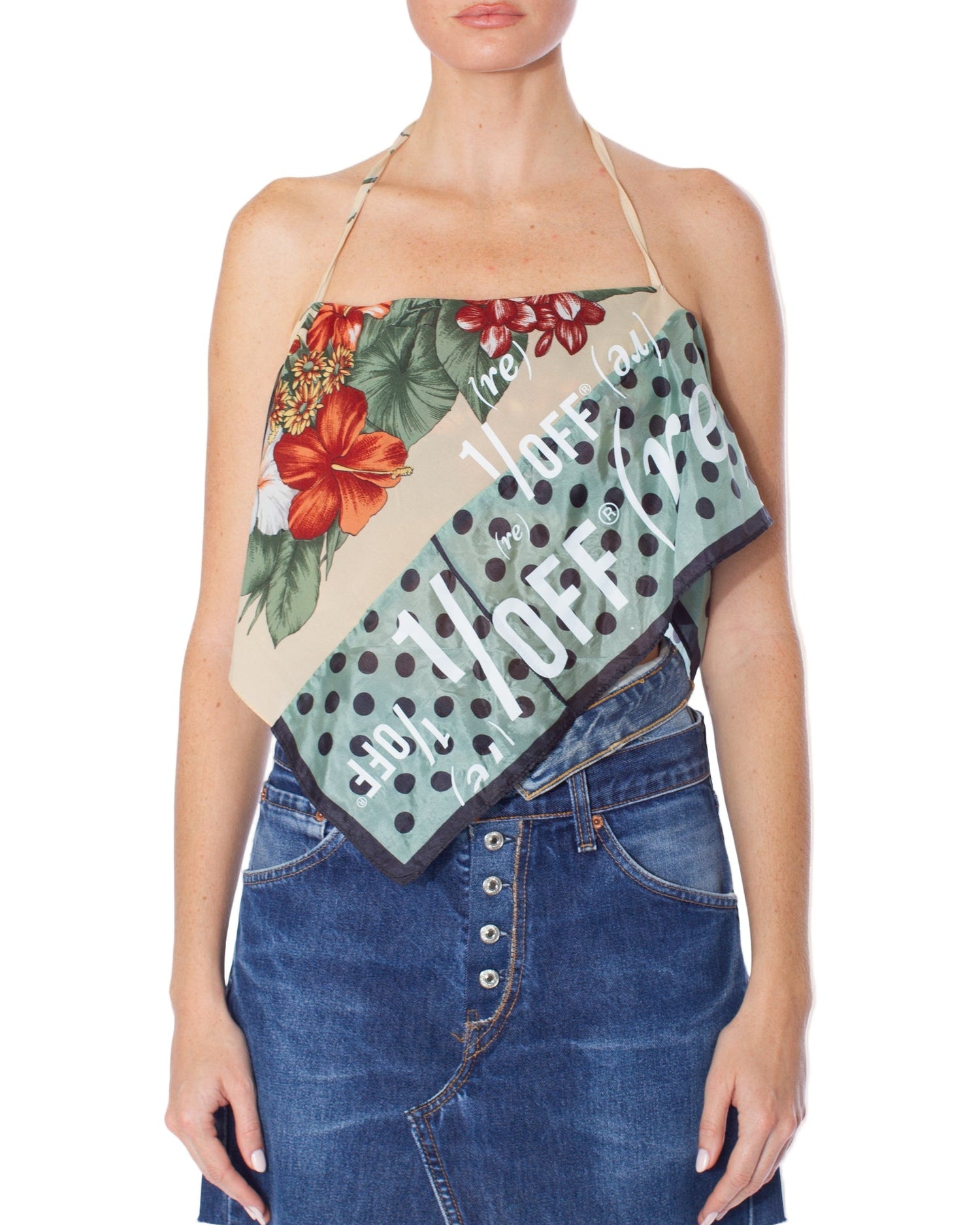 1/OFF PARIS Top Scarf Backless