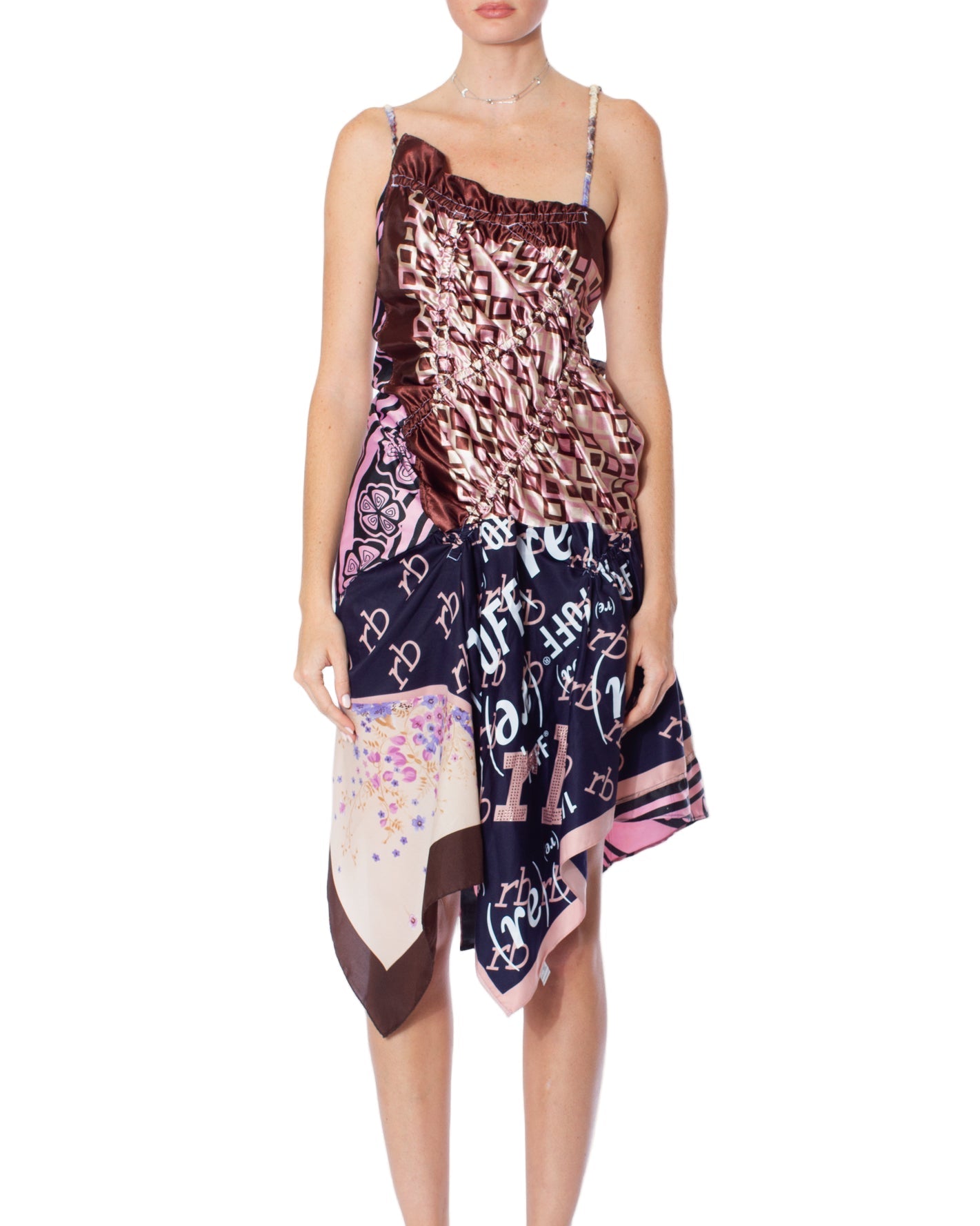 1/OFF PARIS Scarf Slip Mini Dress