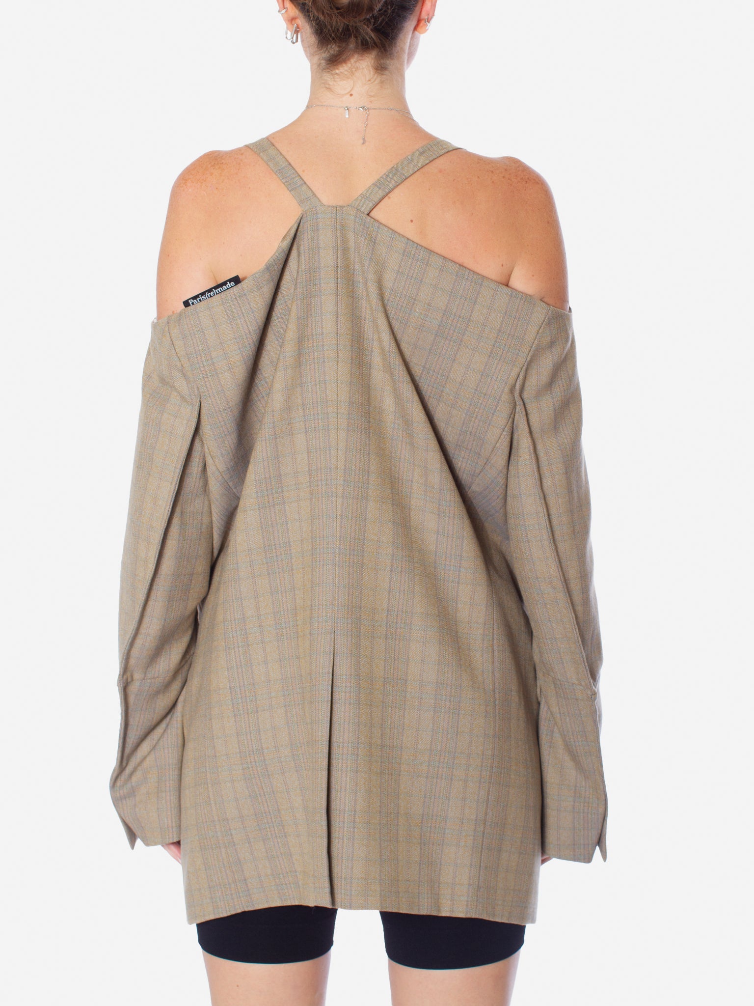 1/OFF PARIS Cut Off Shoulder Vintage Blazer