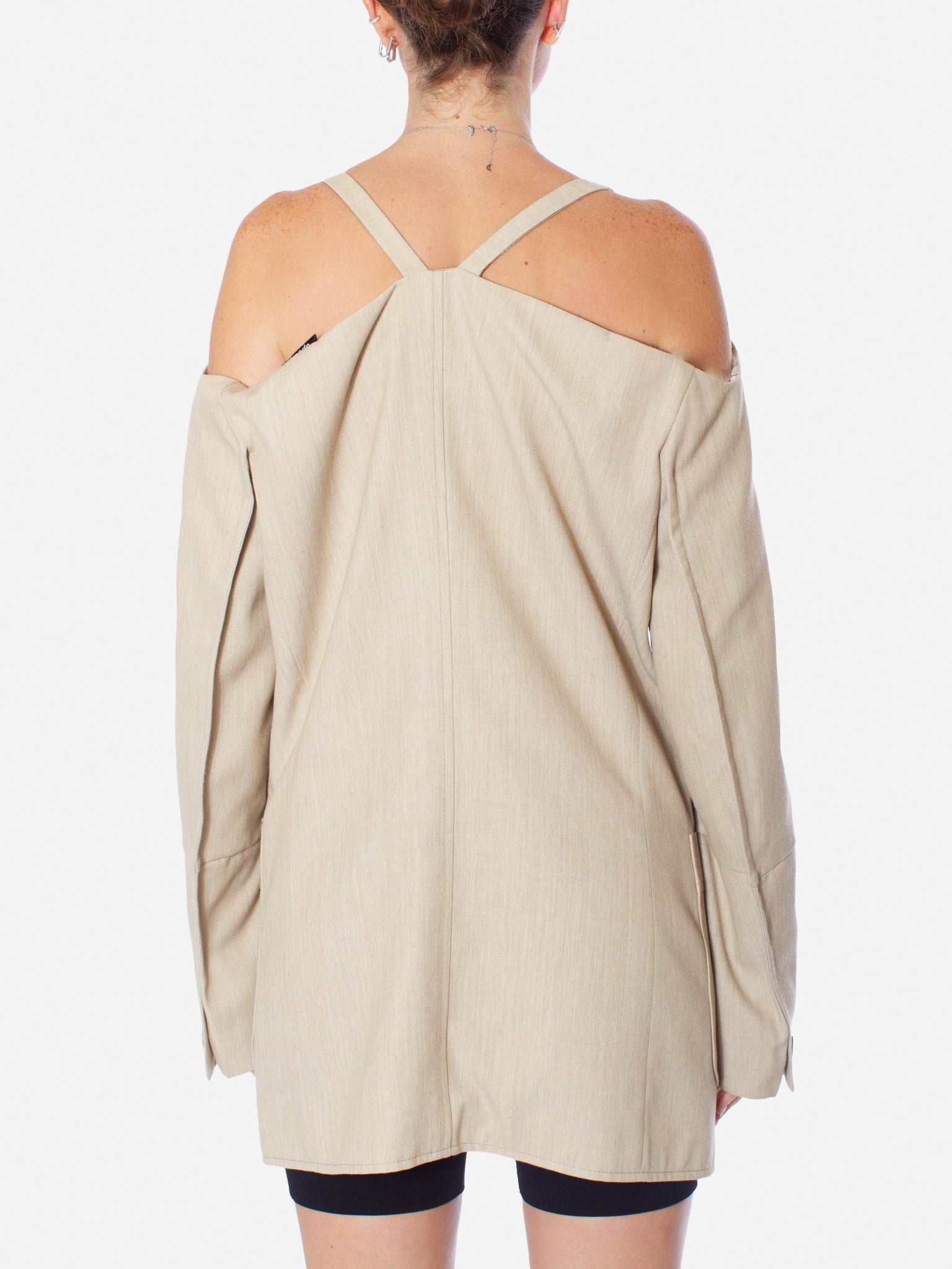 1/OFF PARIS Cut Off Shoulder Vintage Blazer