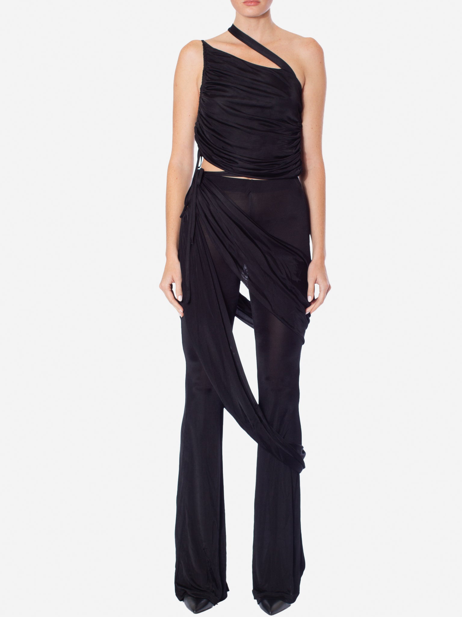 ANDREADAMO Jersey Flare Pants