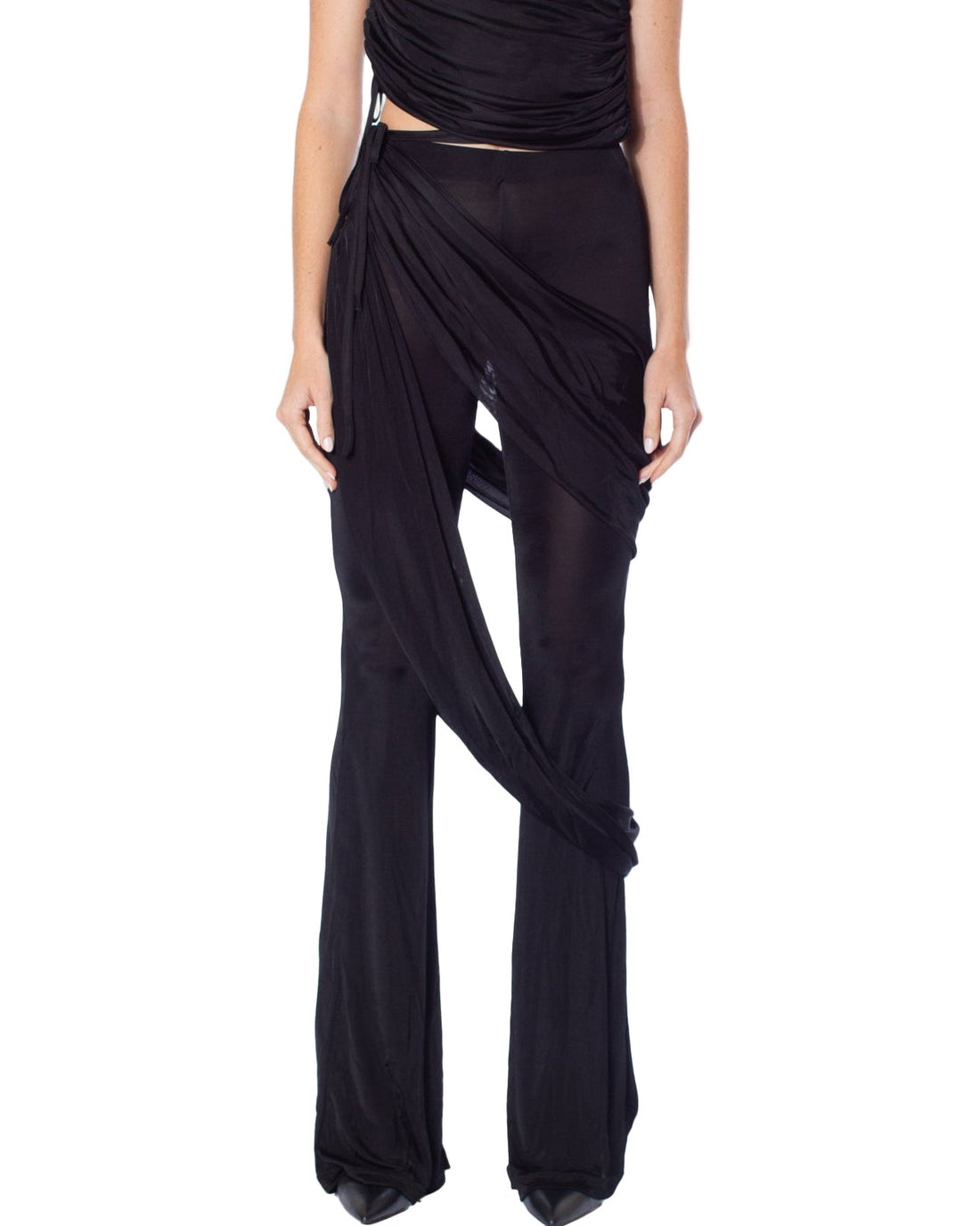 ANDREADAMO Jersey Flare Pants