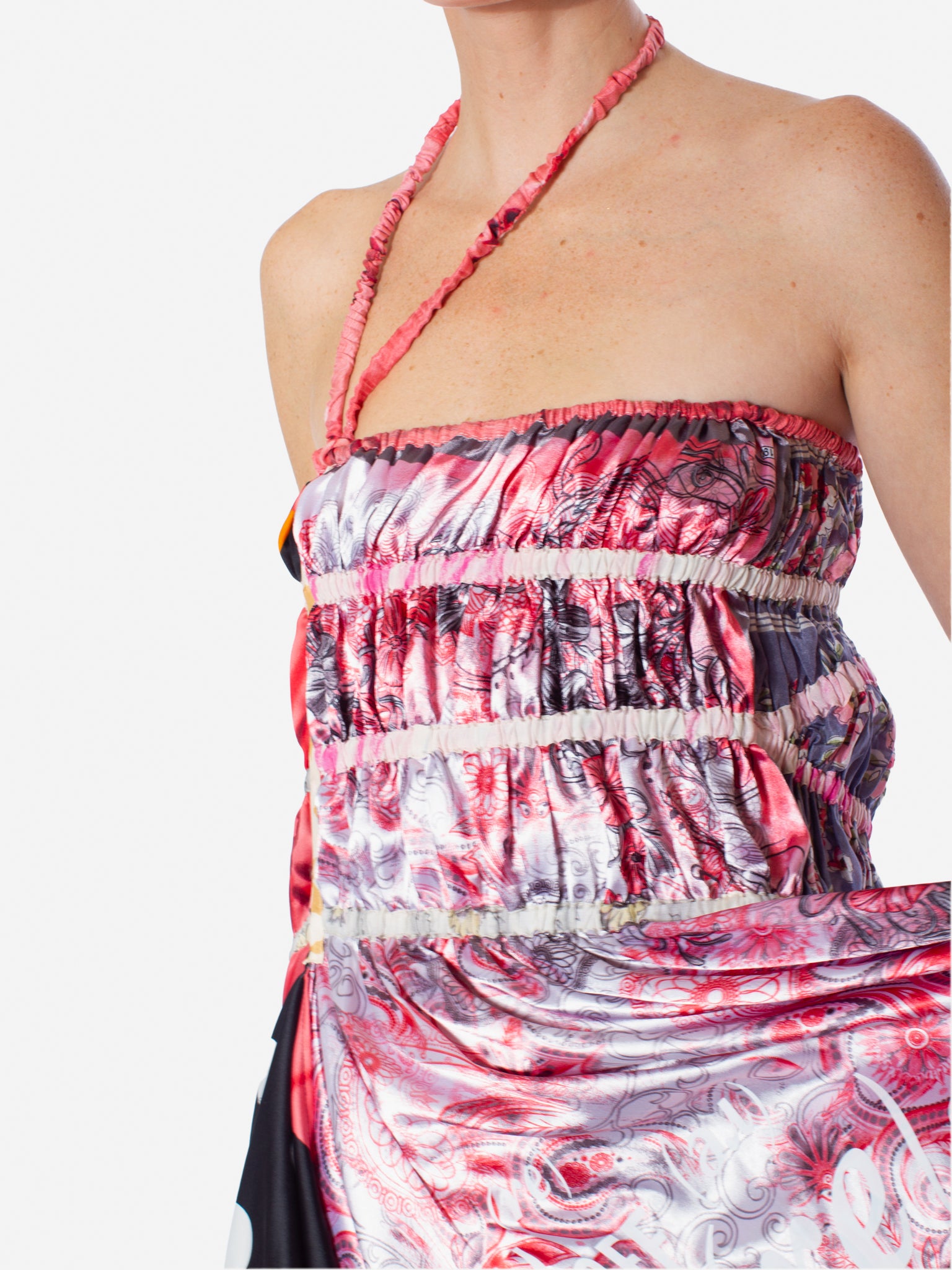 1/OFF PARIS Silk Scarf Elastic Skirt/Dress