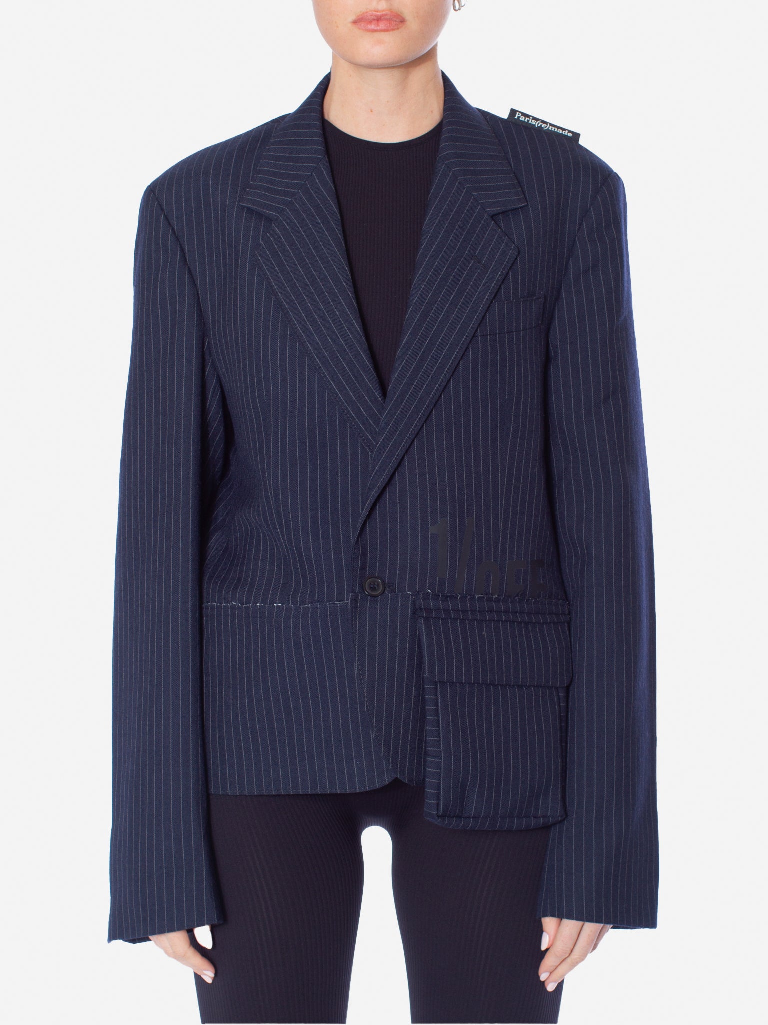 1/OFF PARIS Cropped Midi Pocket Blazer