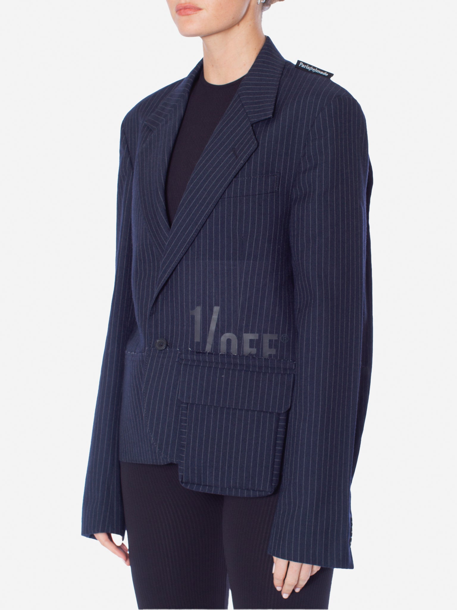 1/OFF PARIS Cropped Midi Pocket Blazer
