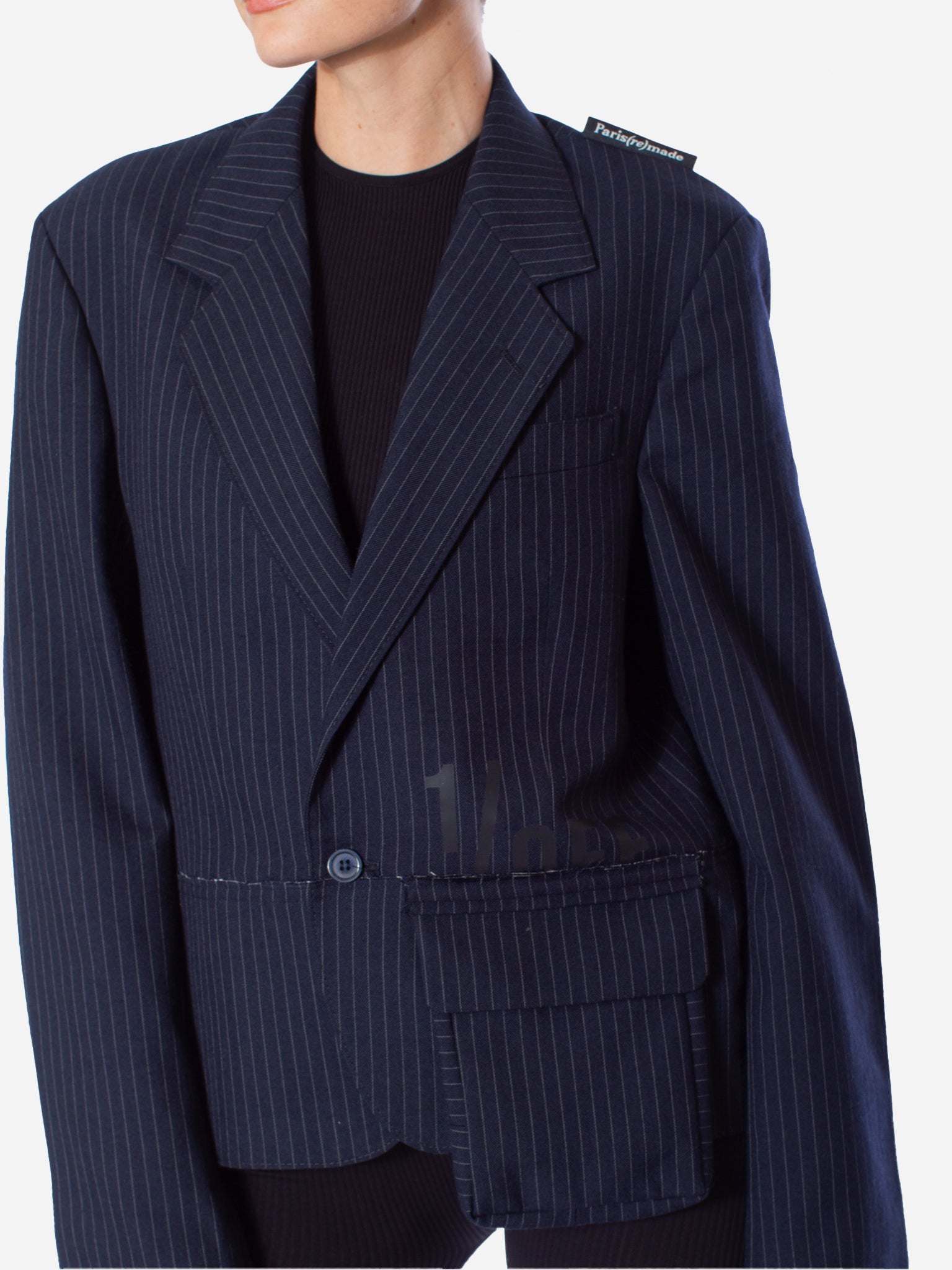 1/OFF PARIS Cropped Midi Pocket Blazer
