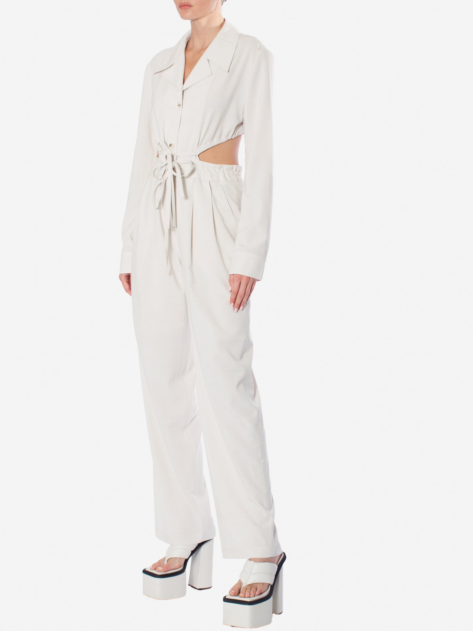 STUDIO J KOO Strap Detailed Jumpsuit