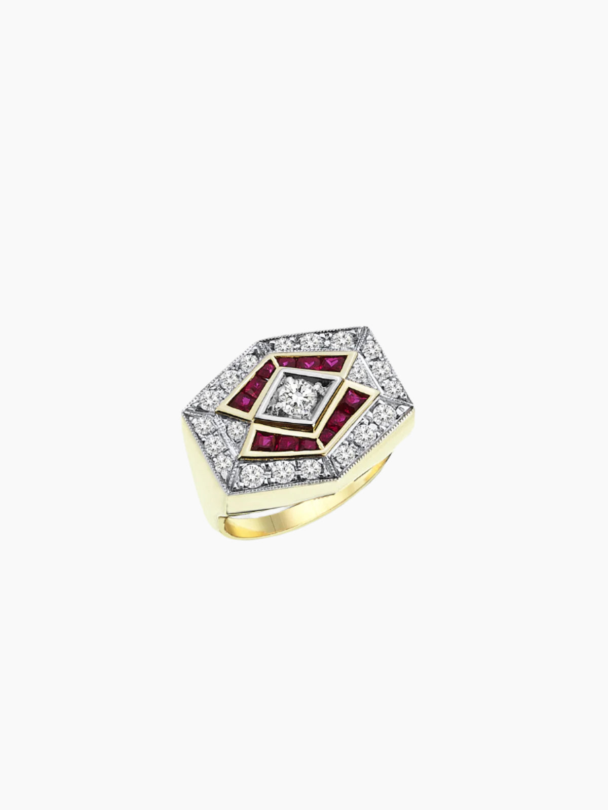 MELIS GORAL Illusion Ruby Ring