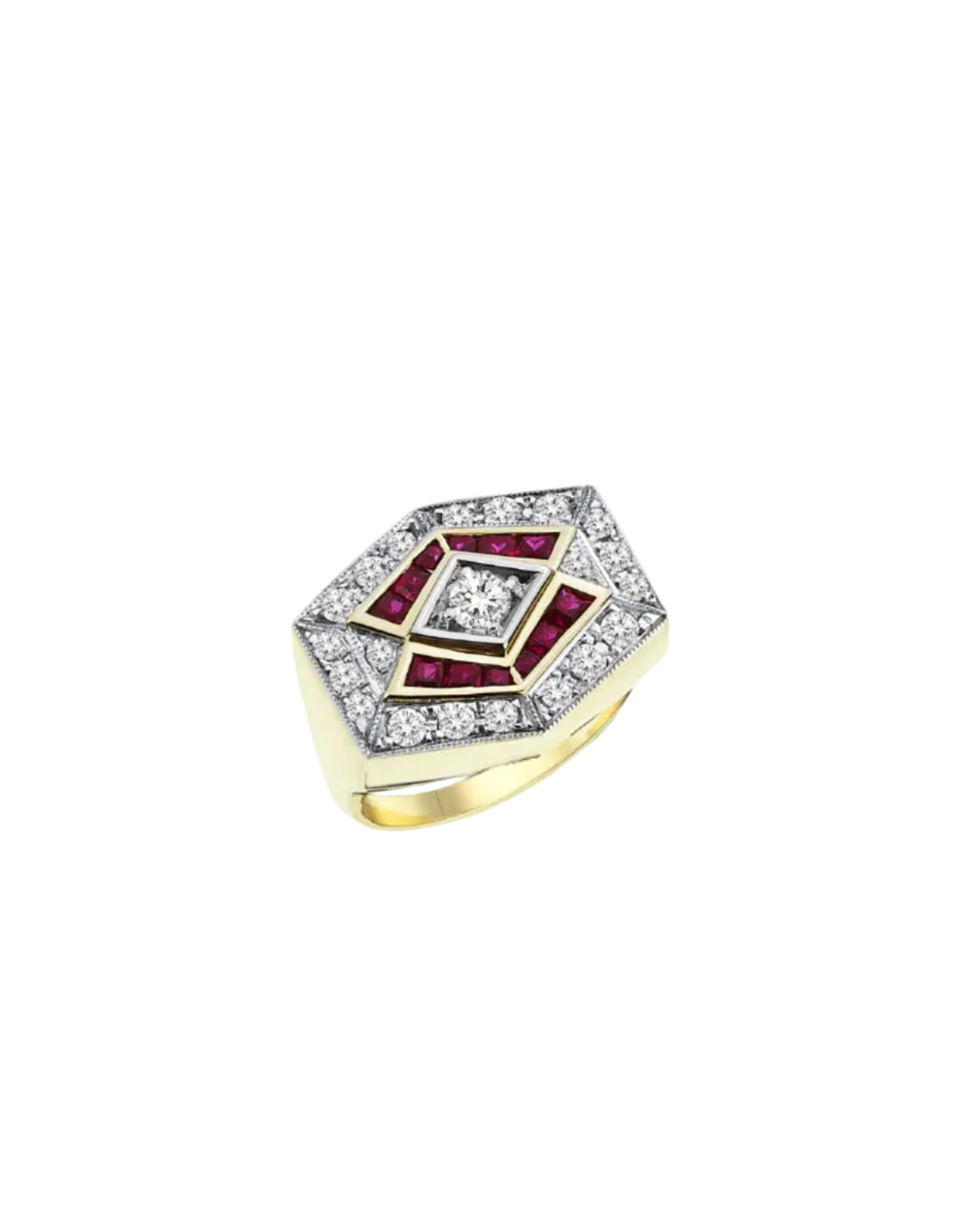 MELIS GORAL Illusion Ruby Ring